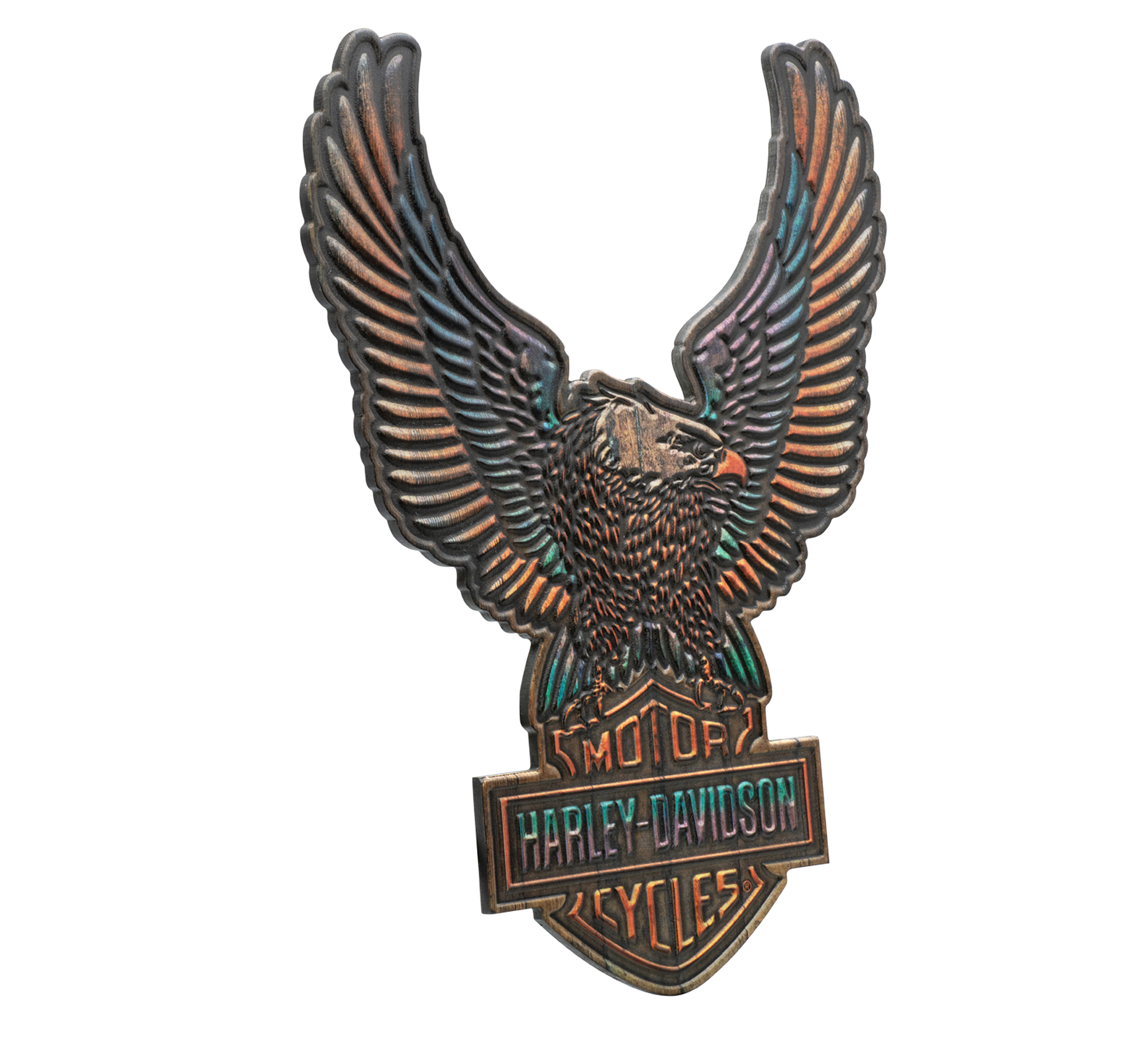 H-D Vivid Bar & Shield Eagle Outdoor Wall Décor