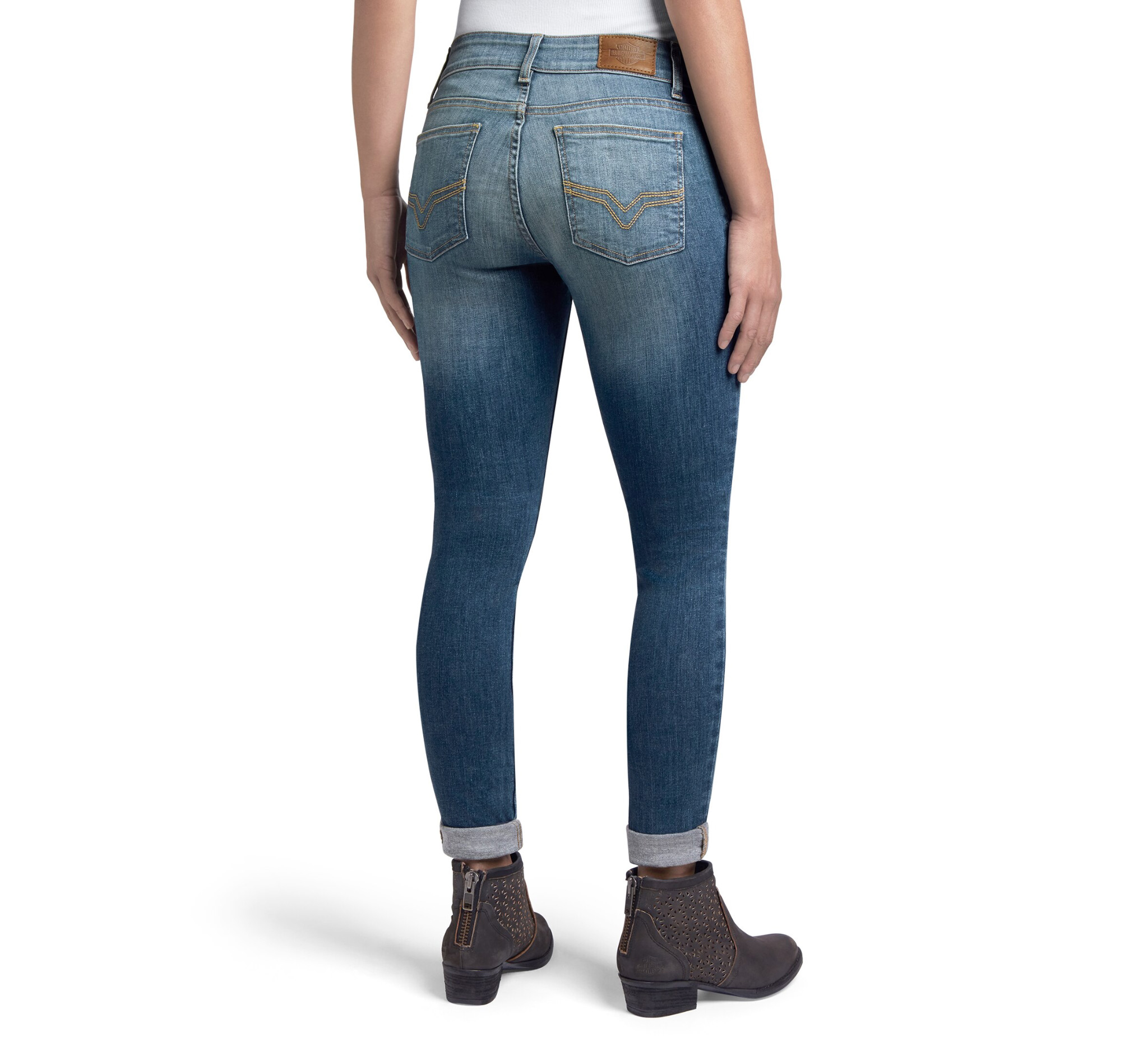 Women's Skinny Mid-Rise Jeans