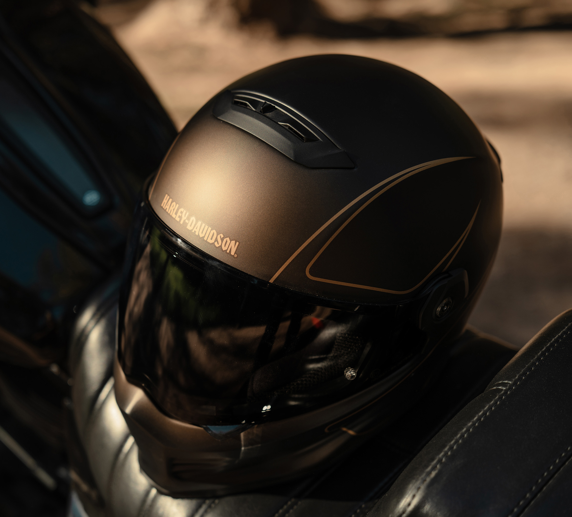 Willie G Dark Custom Division X15 Full Face Helmet | Harley