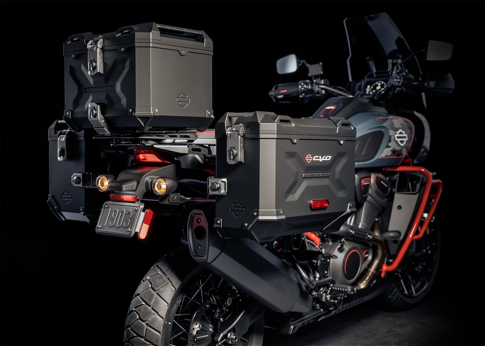 2025 CVO Pan America motorcycle luggage