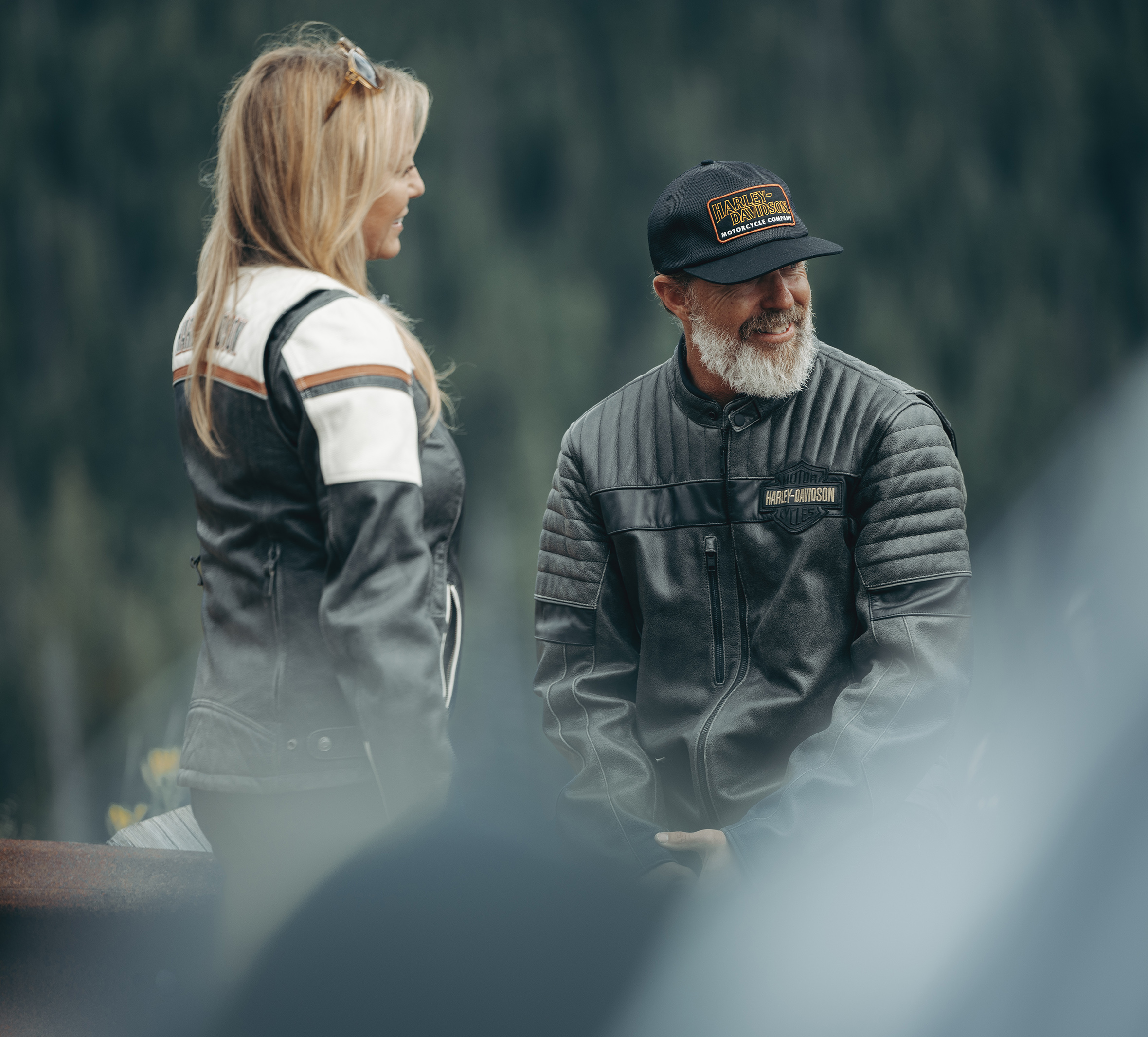 Men's H-D Passing Link III Leather Jacket