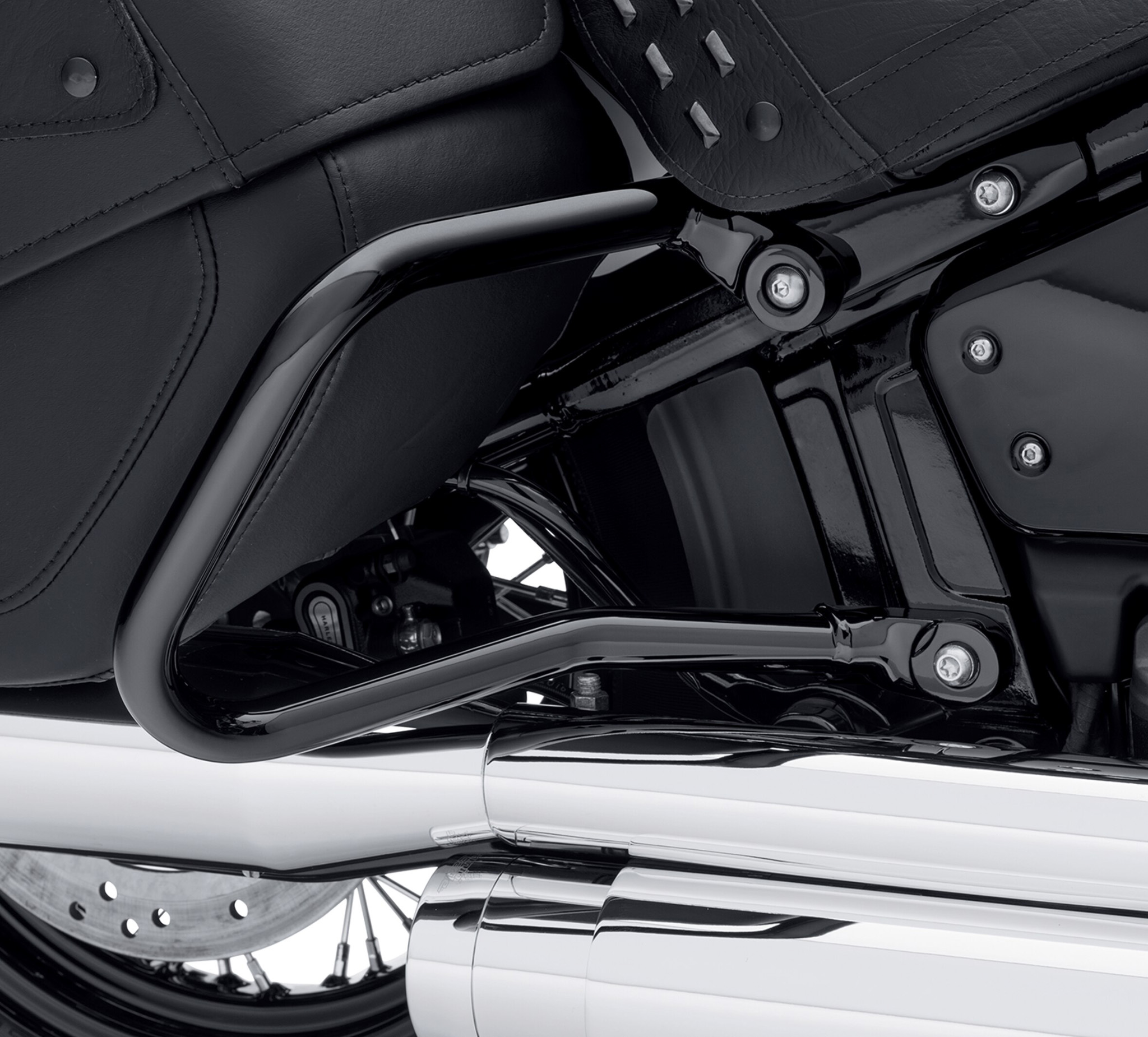 Black Saddlebag Guards