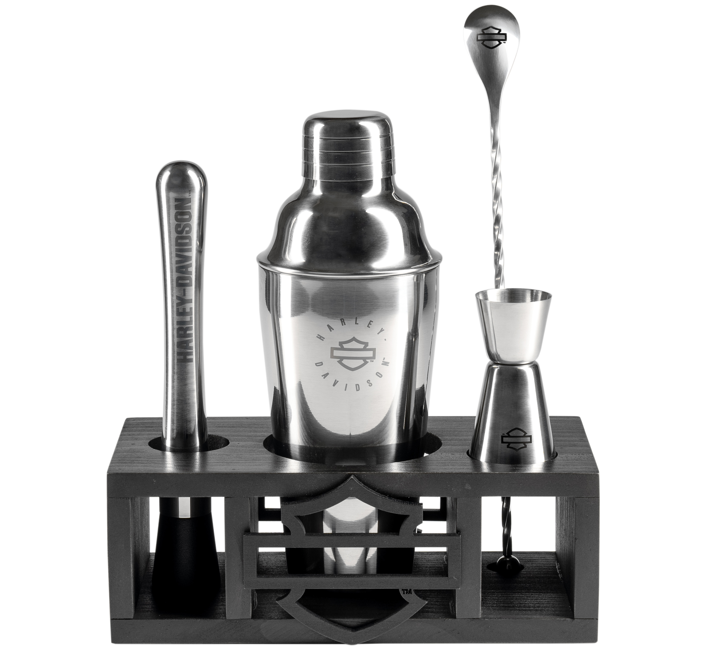 Open Bar & Shield Cocktail Tool Set