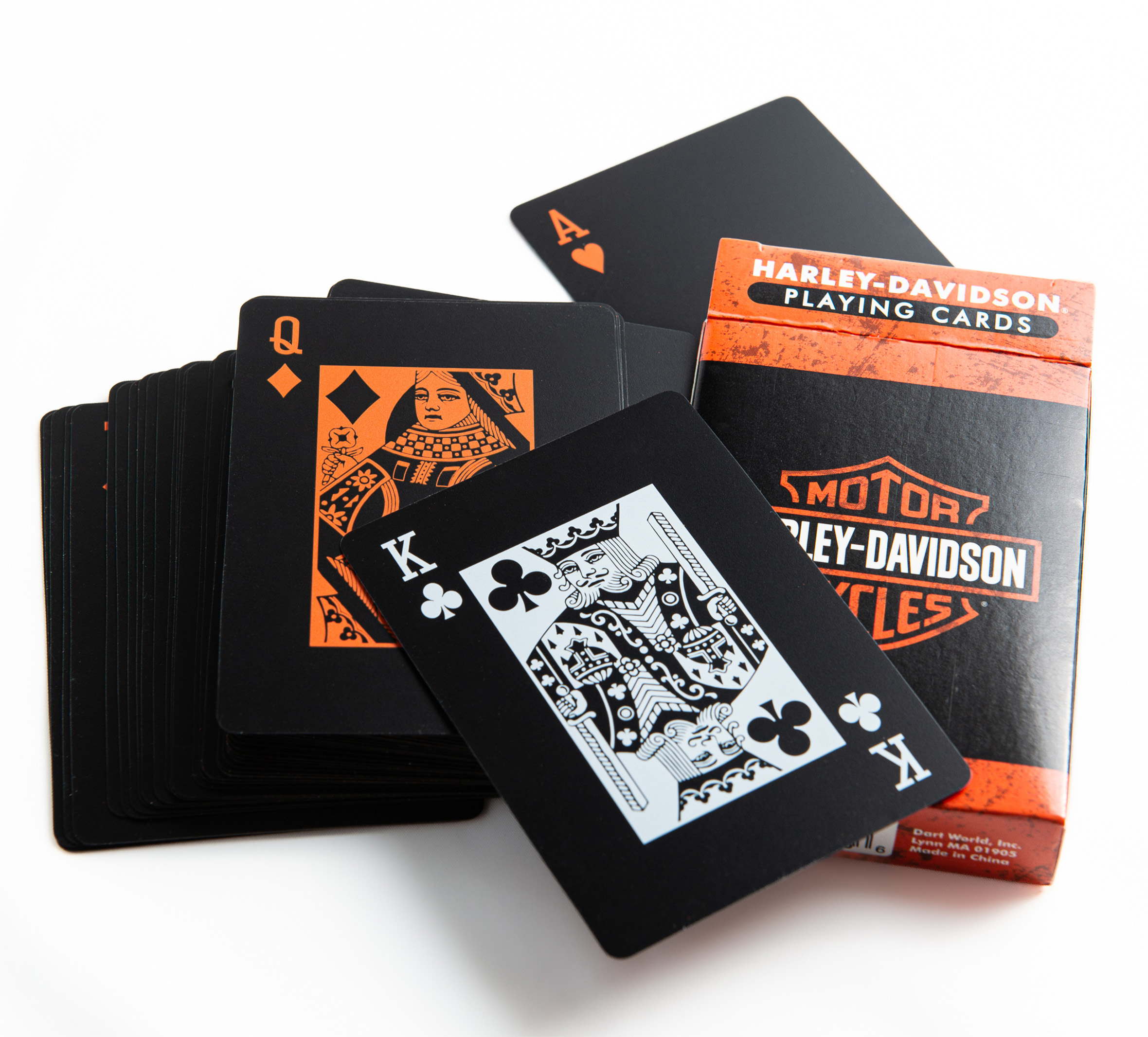 H-D Bar & Shield Plastic Playing Cards