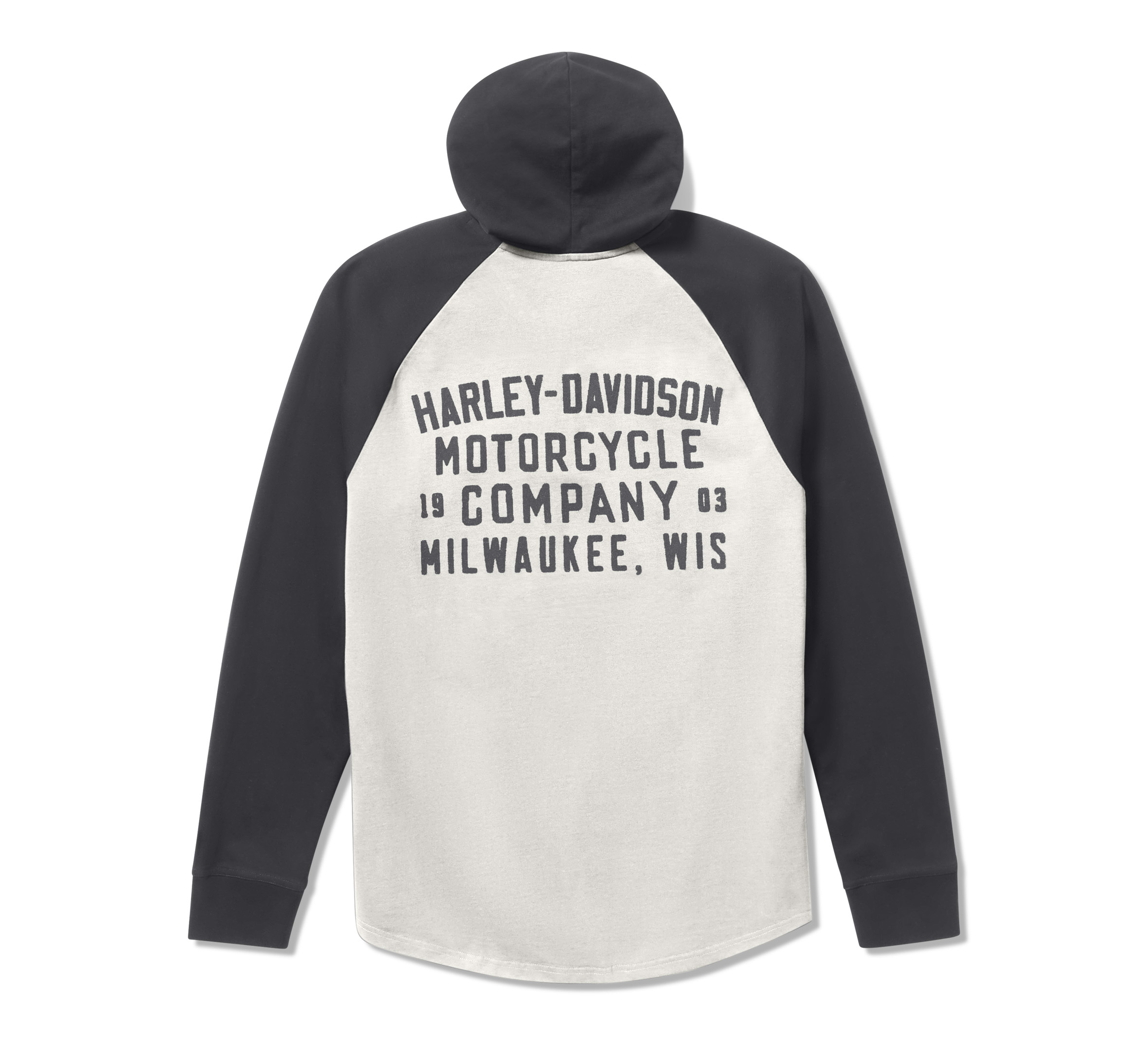 Men's HDMC Raglan Henley with Hood