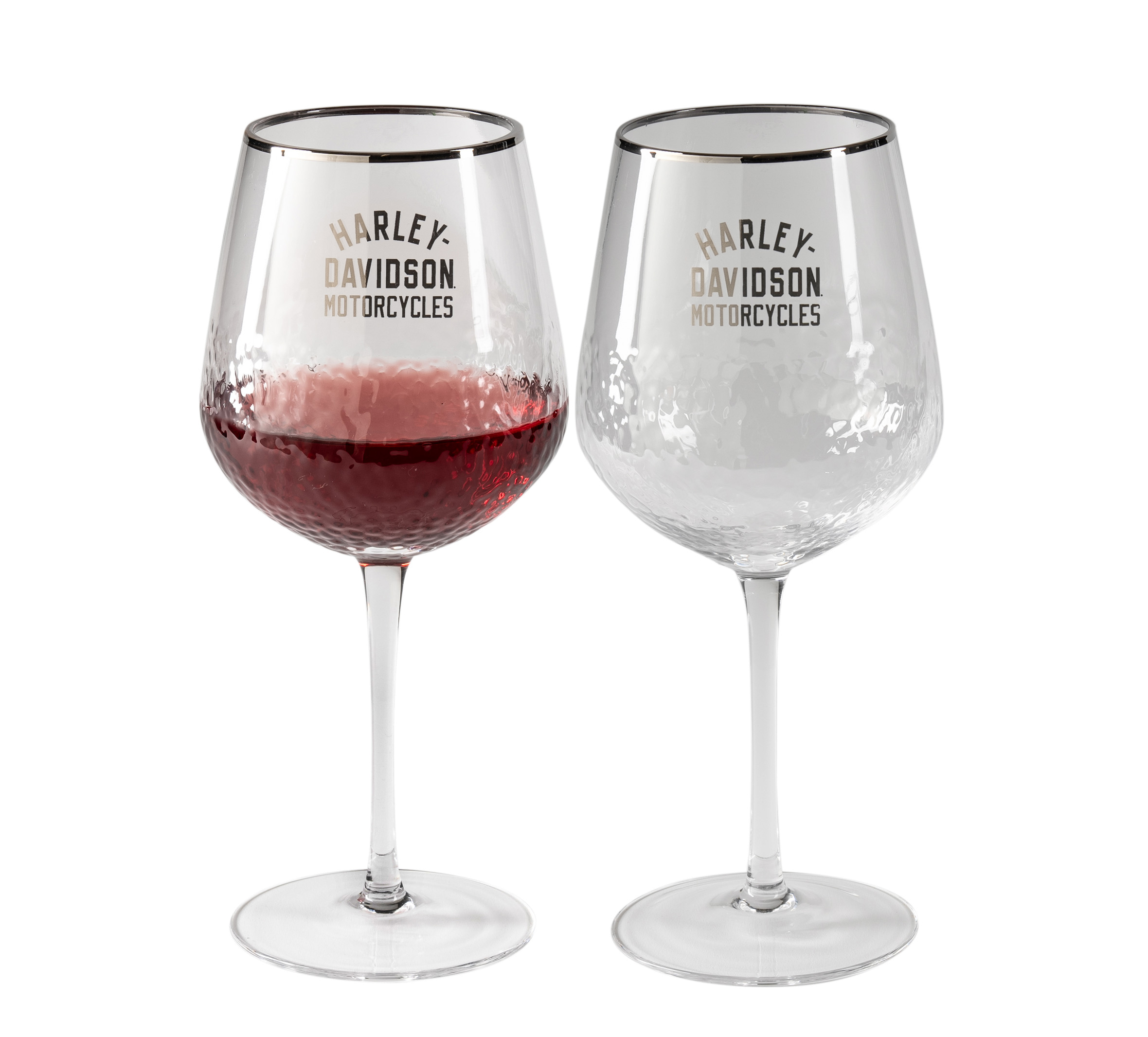 Pebbled Wine Glass Set of 2
