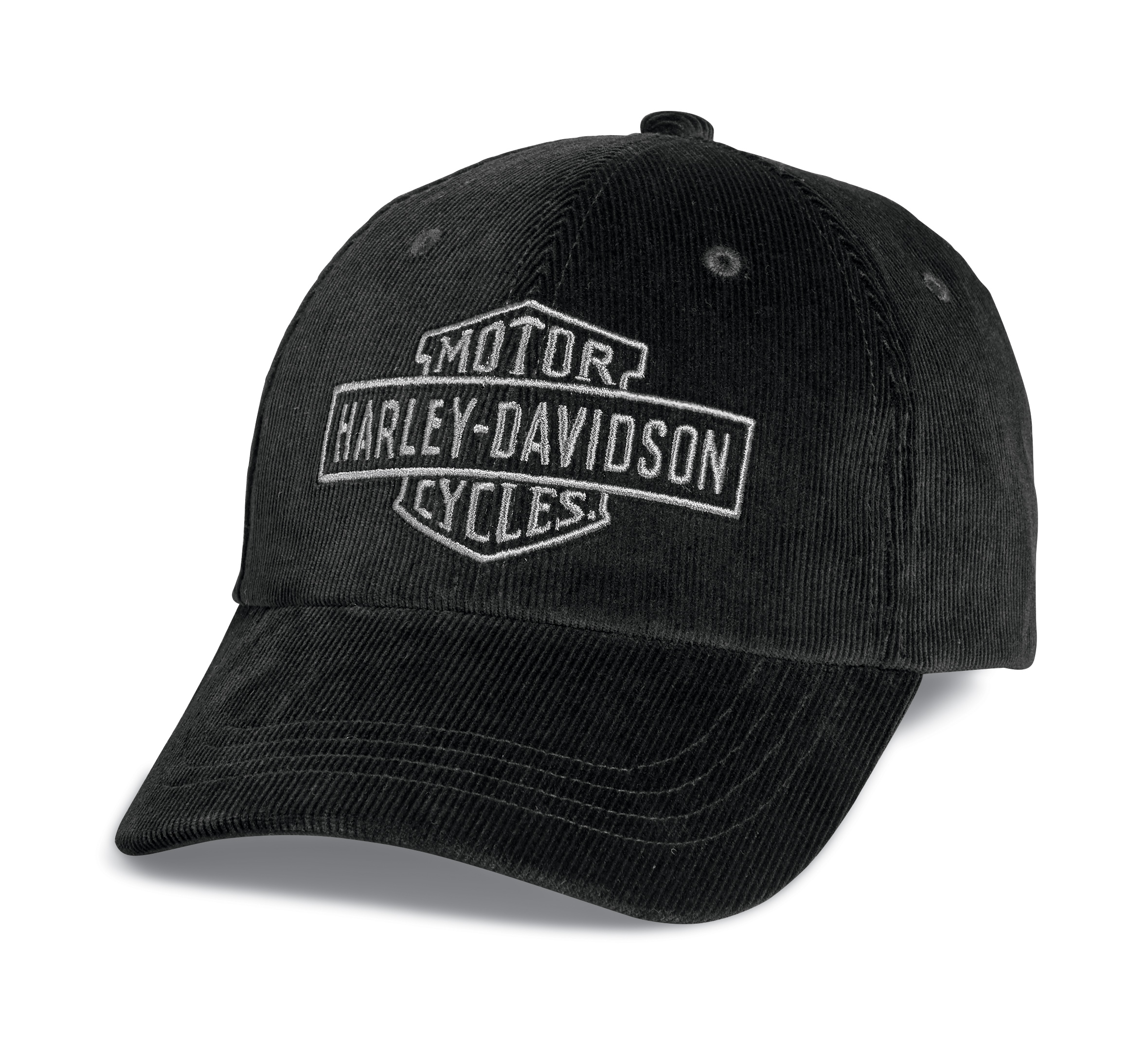 Men's Bar & Shield Corduroy Adjustable Baseball Hat