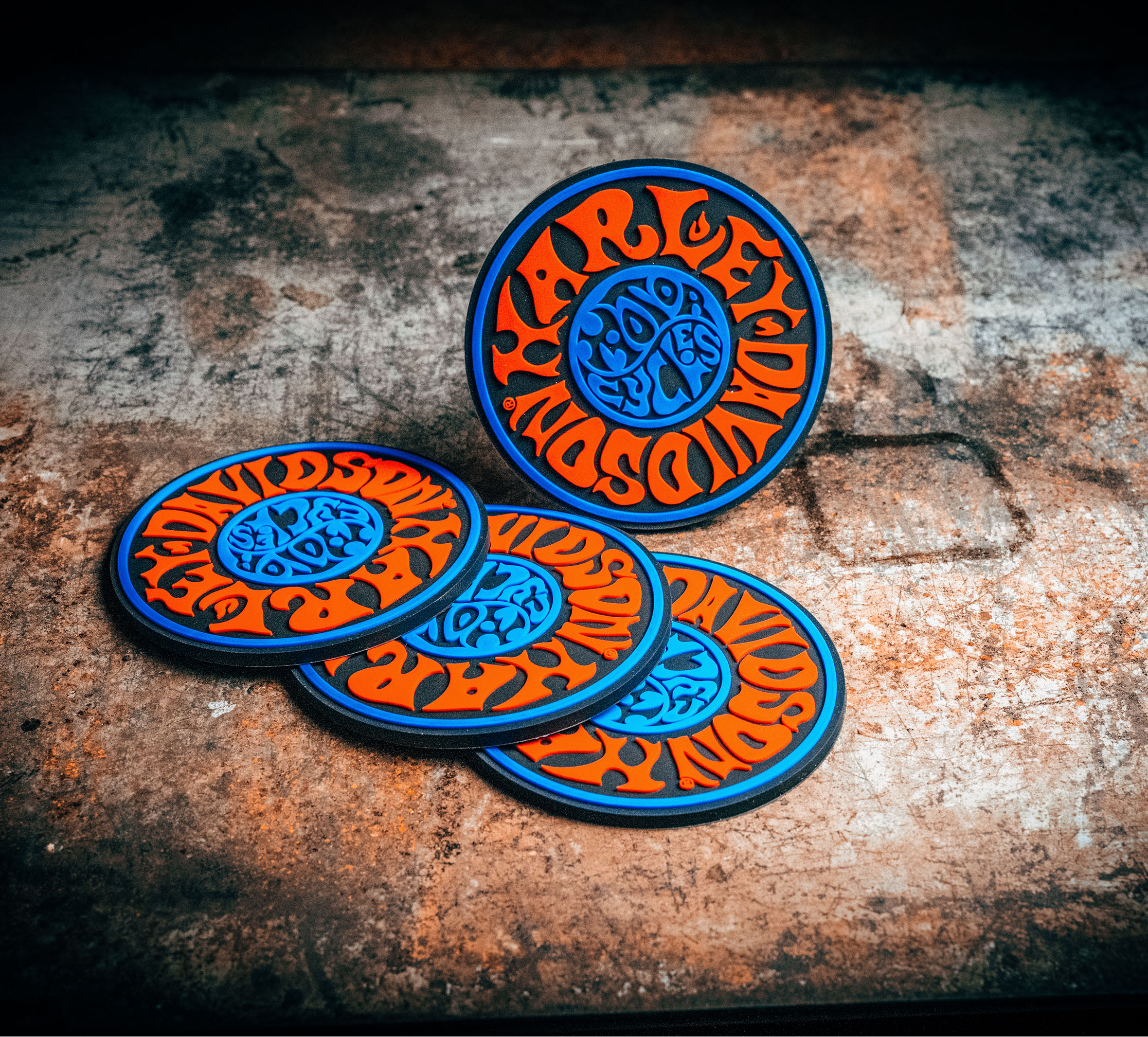 1970's Psychedelic Coaster Set of 4