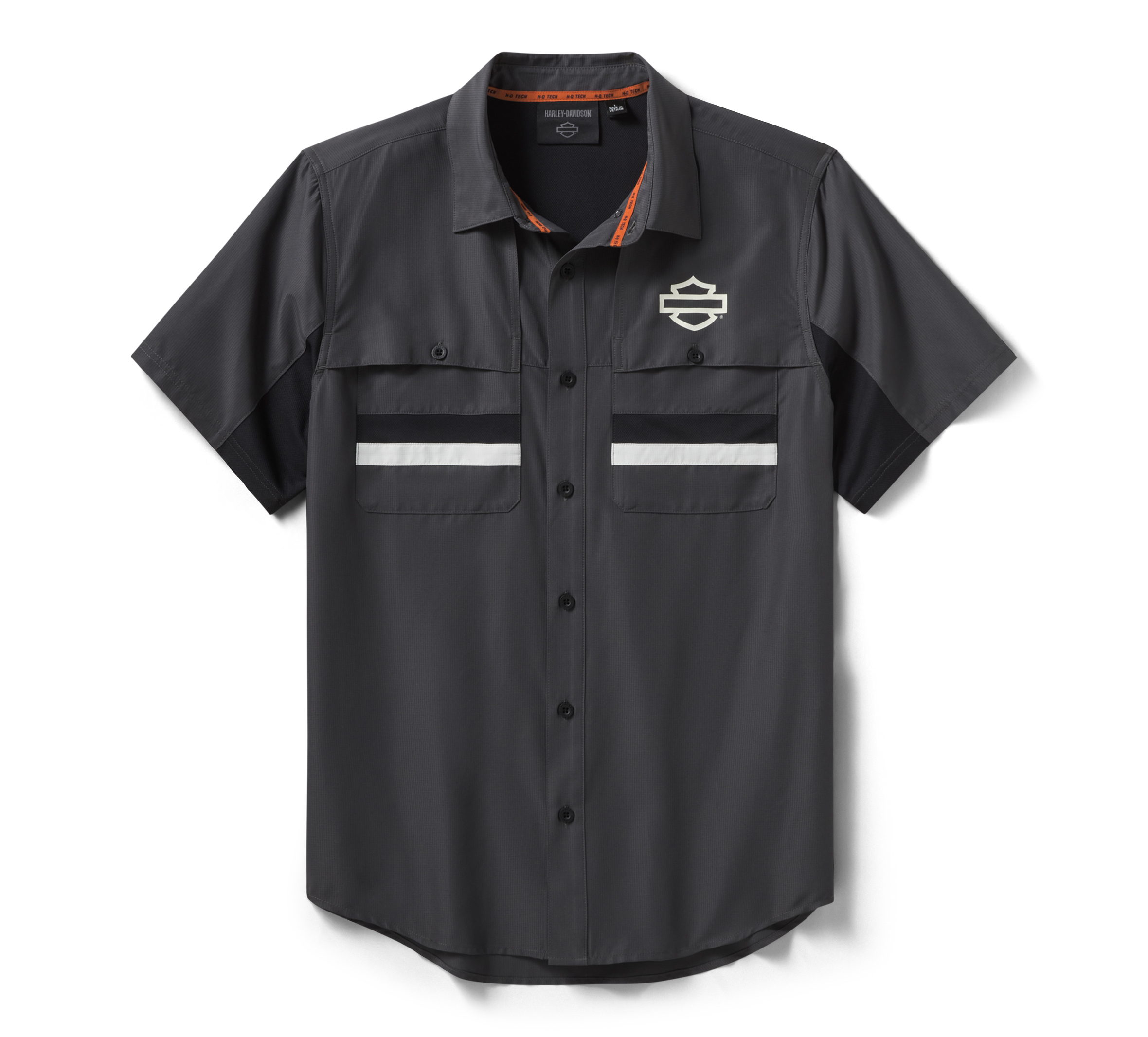 Men's H-D TECH Vented Short Sleeve Shirt - Colorblock - Harley