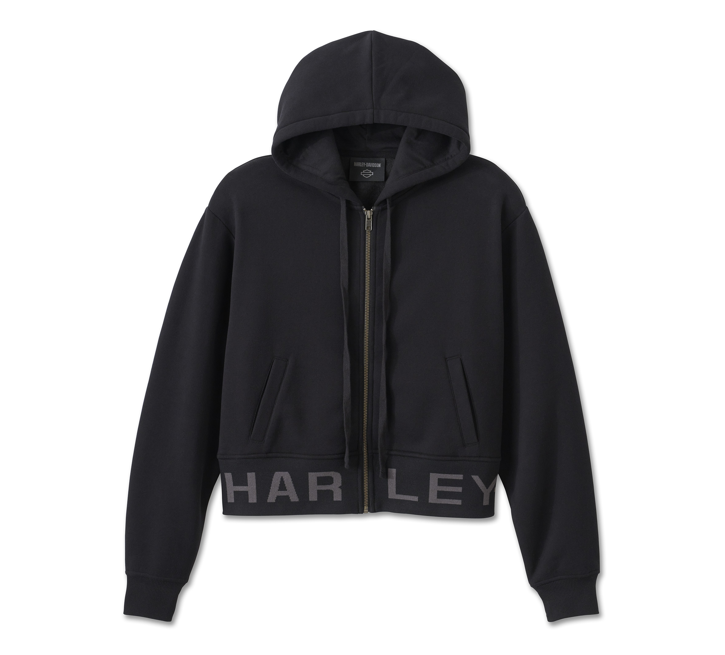 Women's Harley-Davidson Cropped Full Zip Hoodie