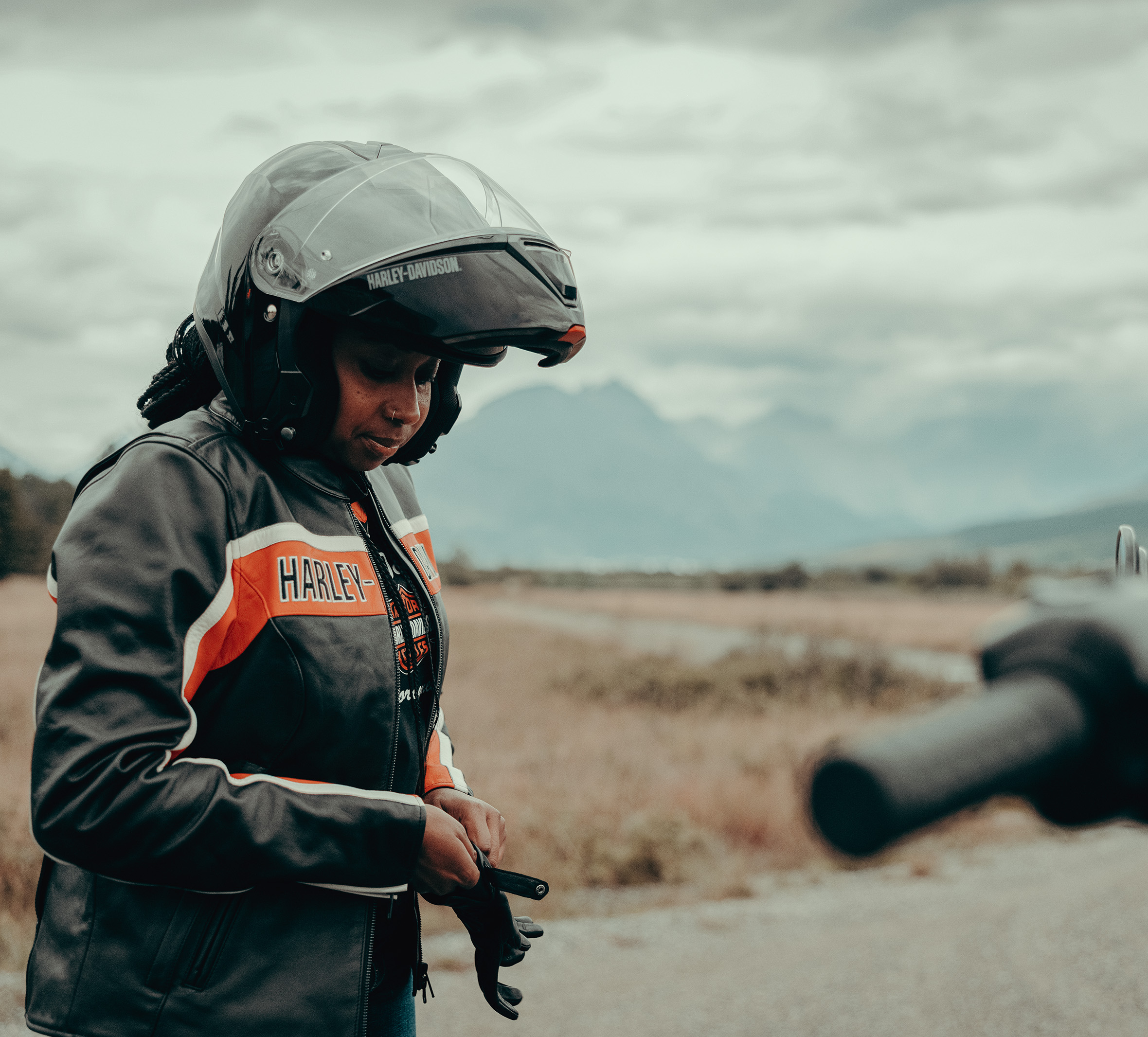 Women's H-D® Trenton Leather Riding Jacket