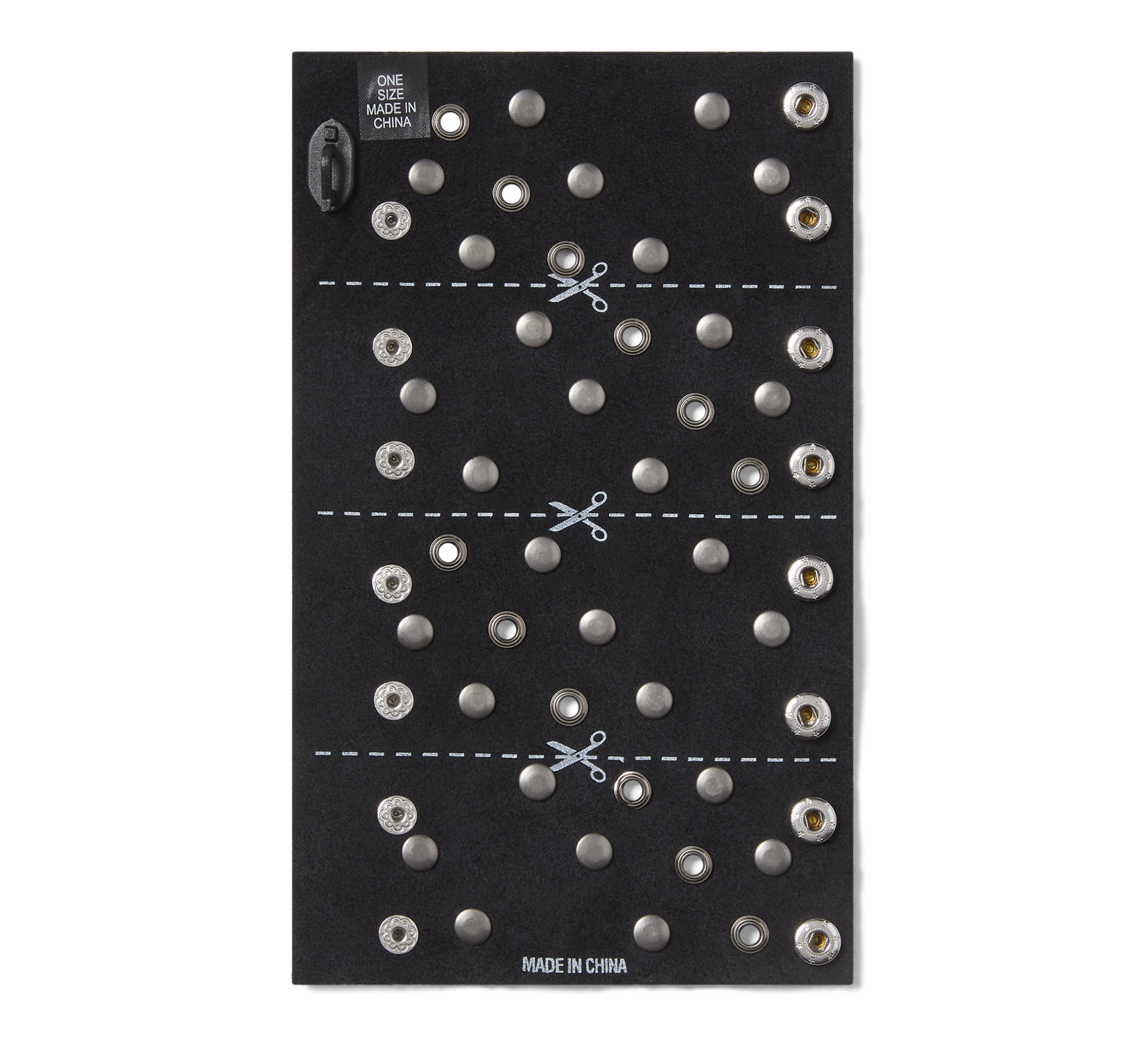 Women's Hairpin Studded Leather Ponytail Wrap