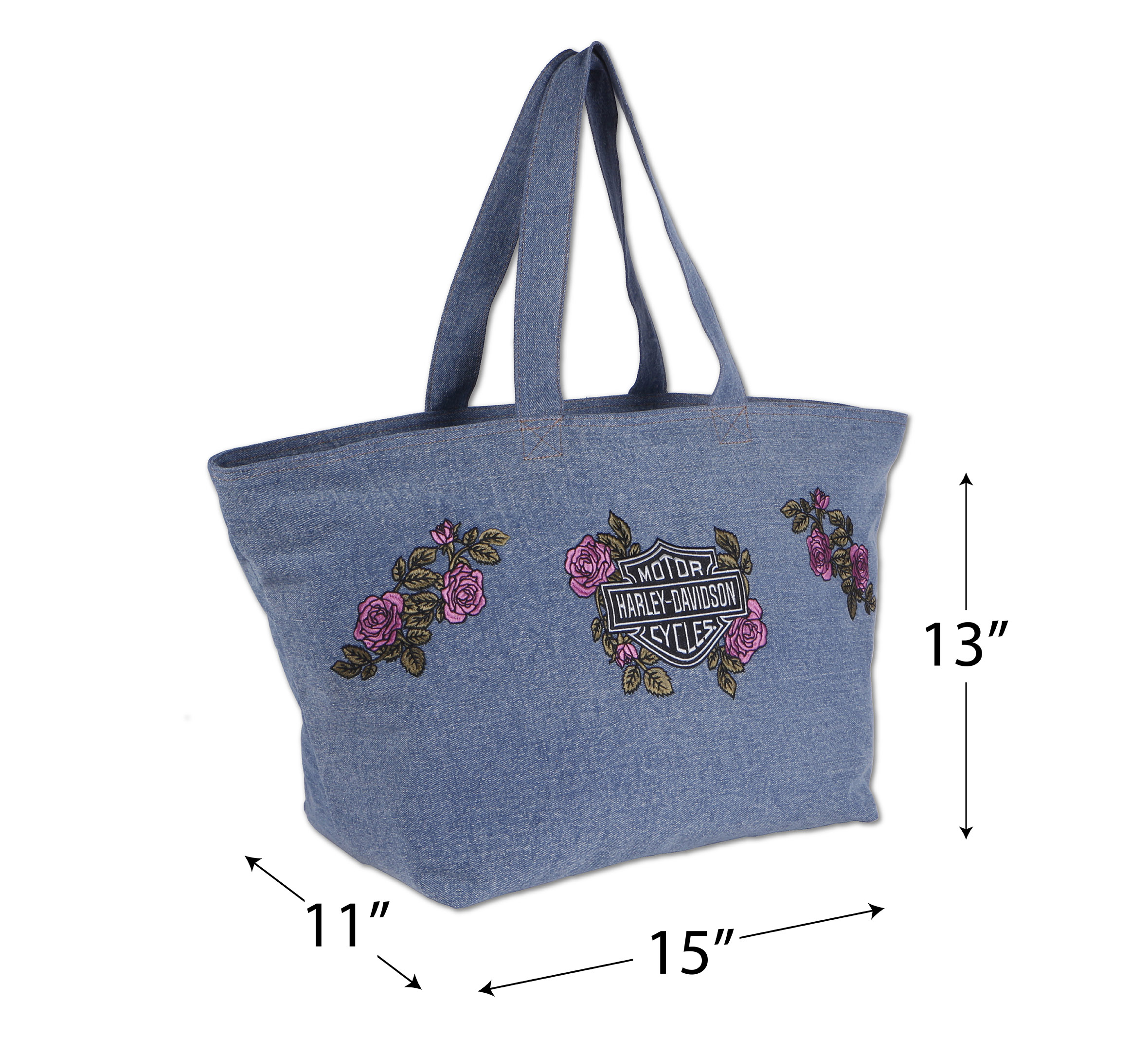Overnight Denim Tote Bag