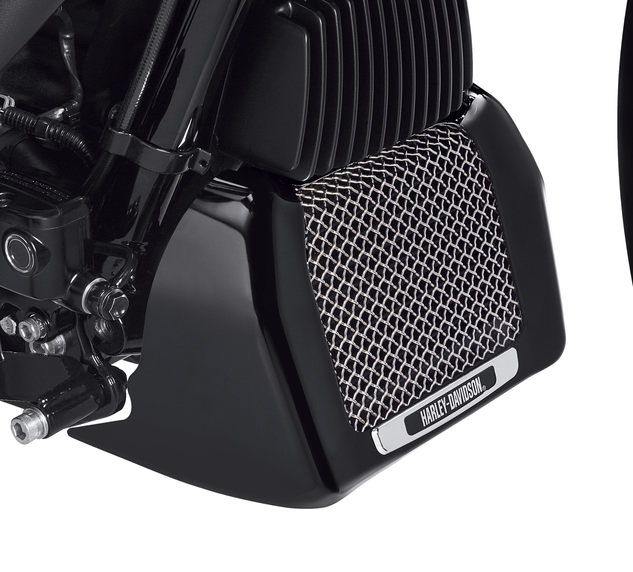 Oil Cooler Cover Kit - Gloss Black