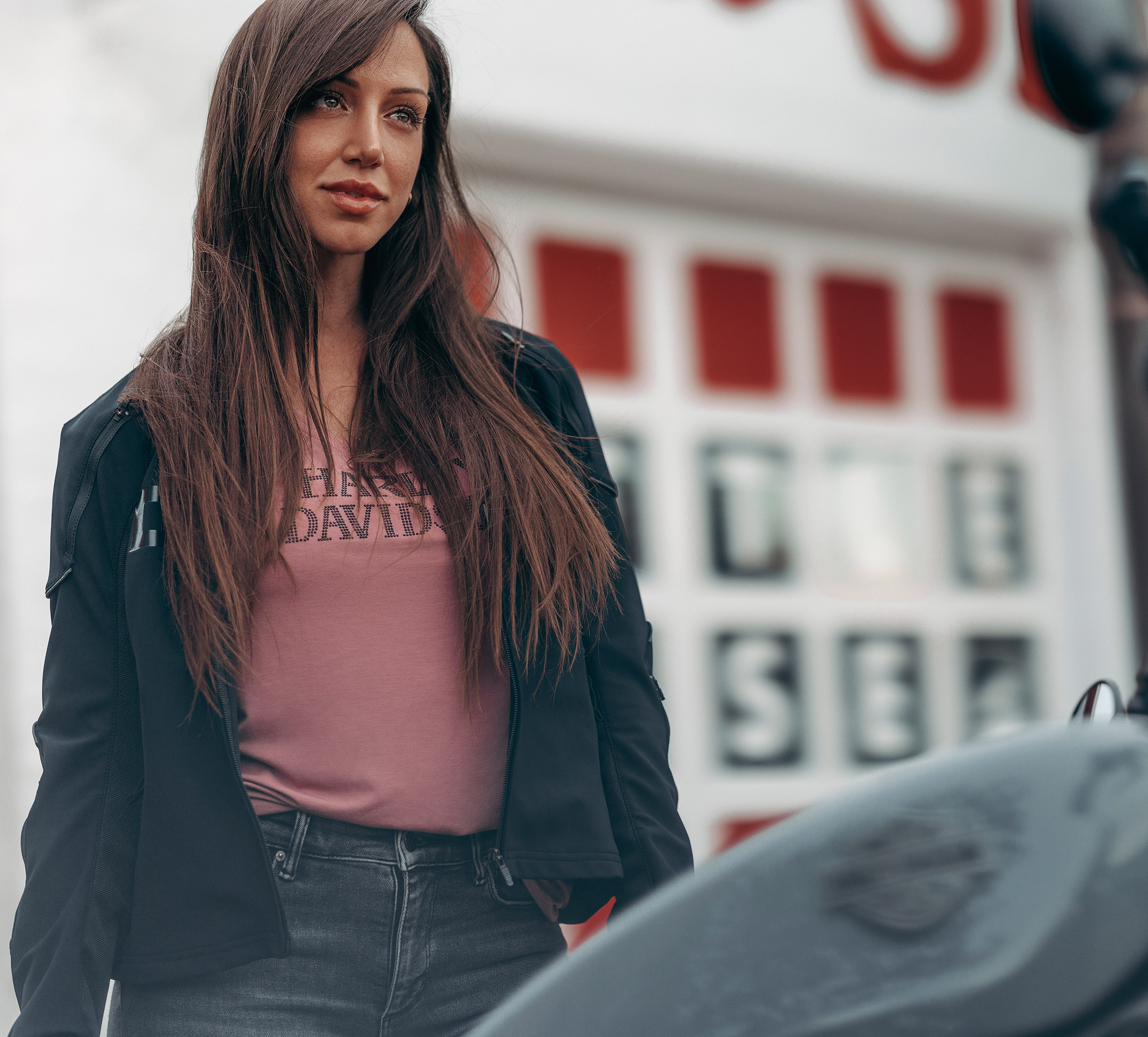 Women's H-D Defiance Armored Riding Jacket