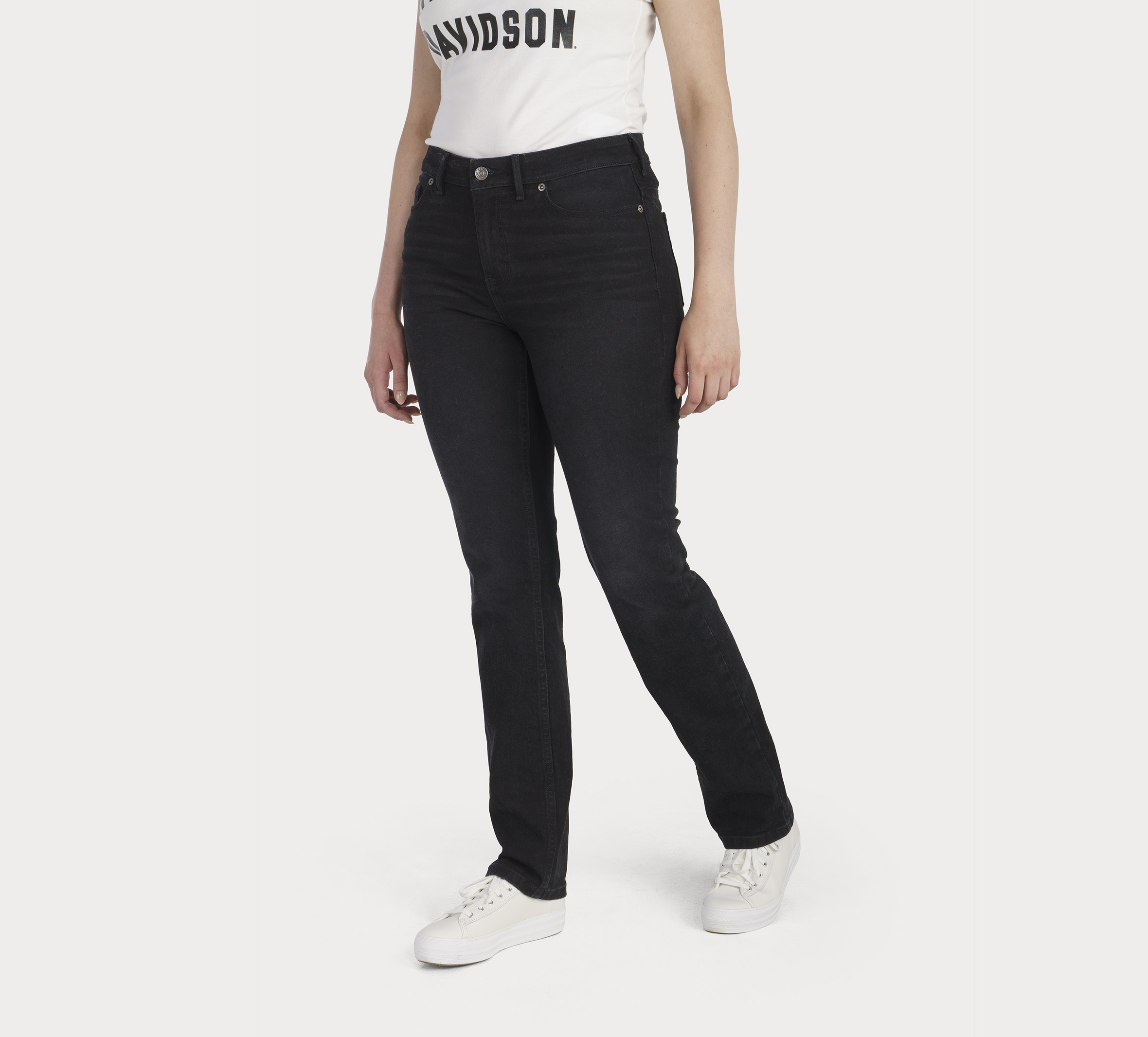 Women's Harley-Davidson High Rise Straight Leg Jeans