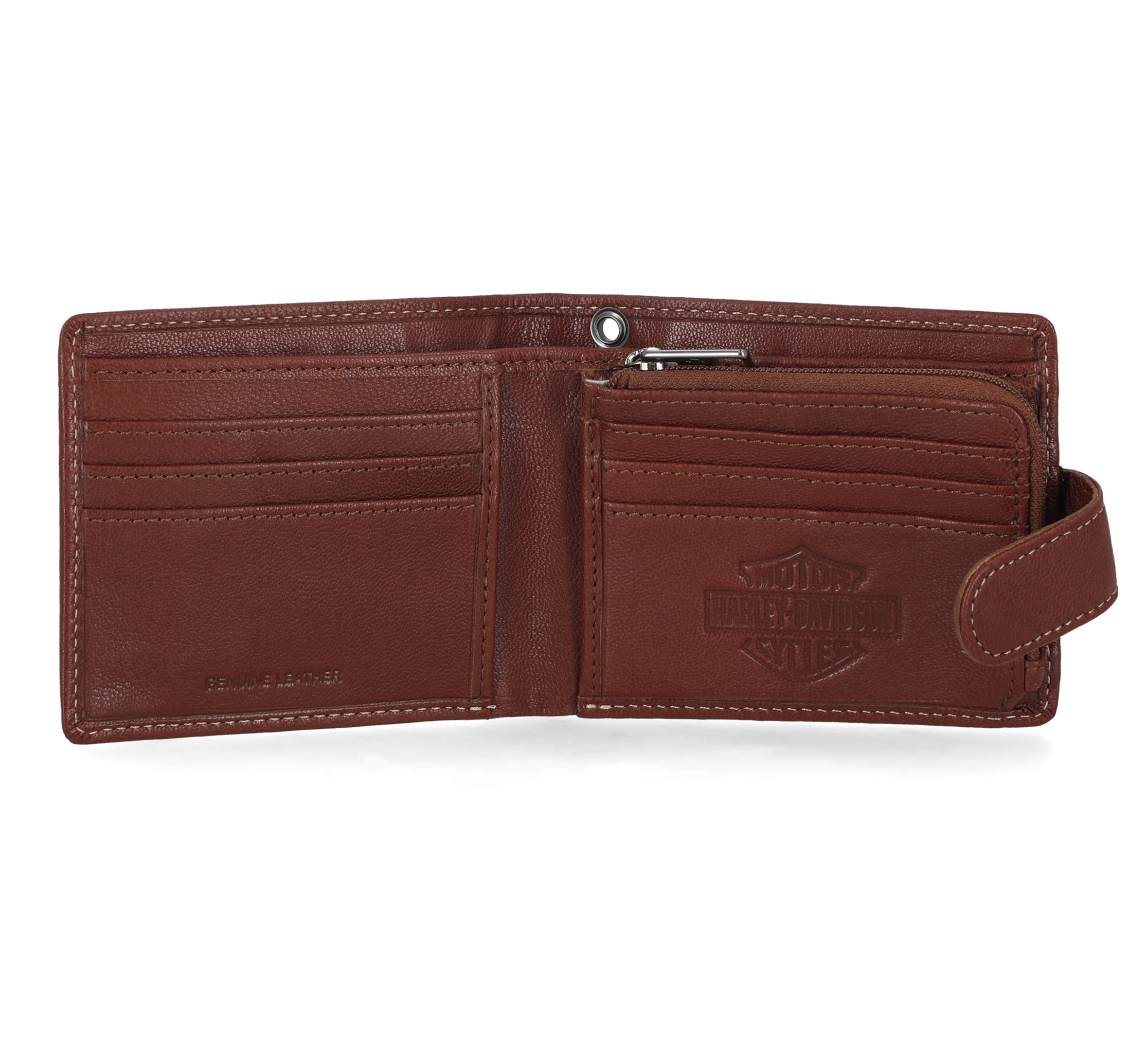 Snap Bifold Wallet With Coin Pocket | Harley-Davidson USA