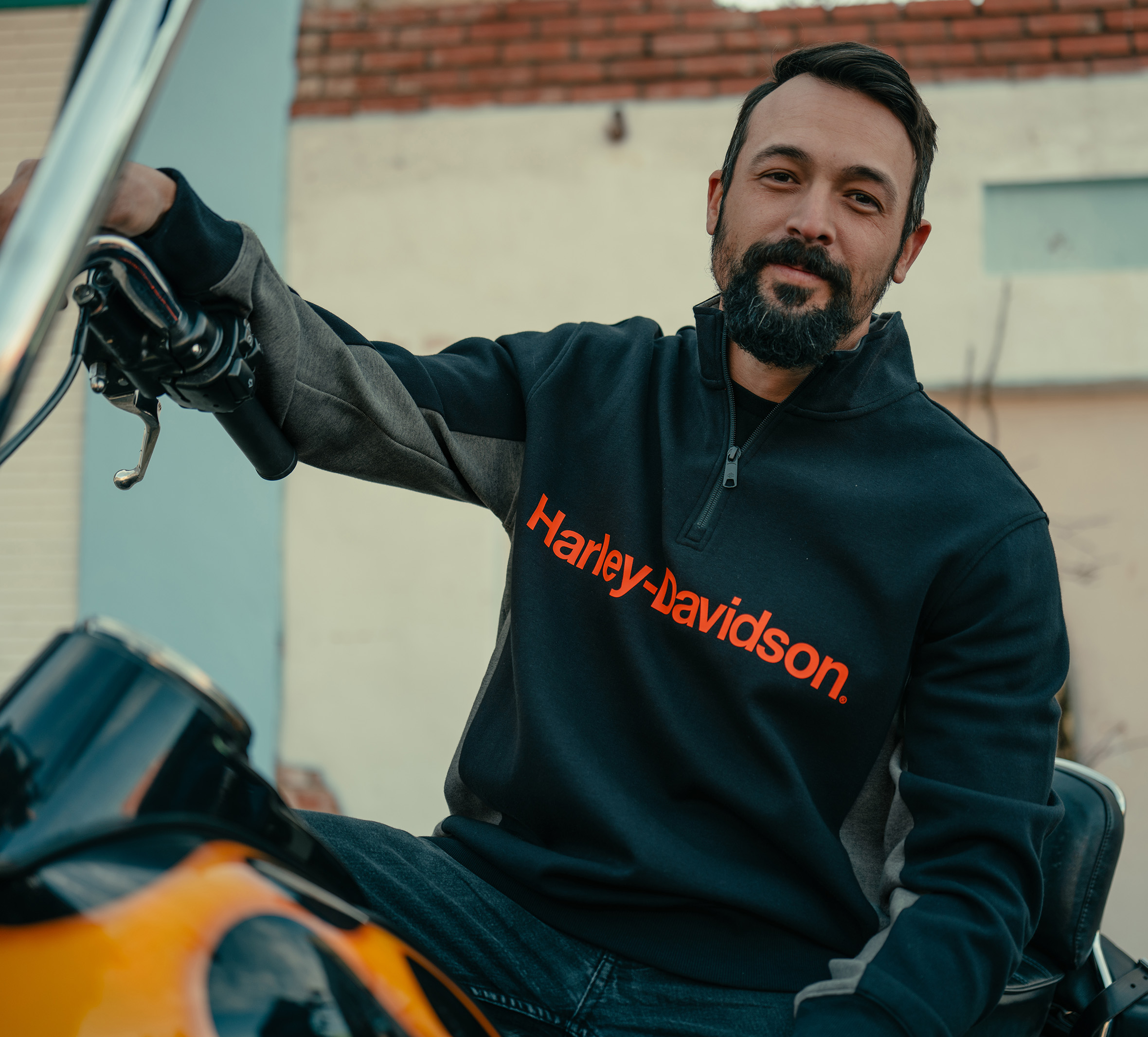 Men's H-D TECH 1/4 Zip Fleece | Harley-Davidson APAC