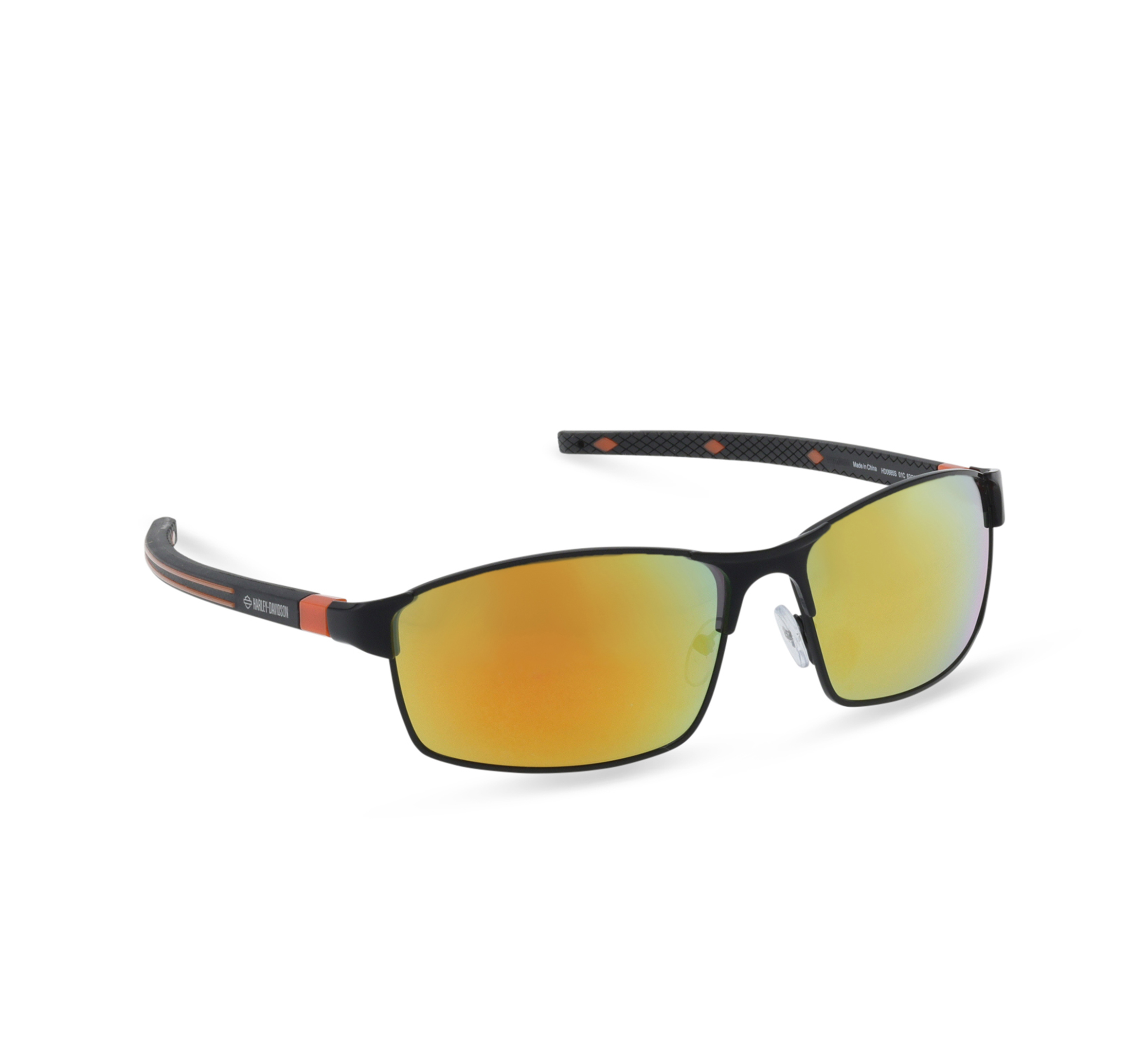 Rectangular Metal Wrap  Lifestyle Sunglasses