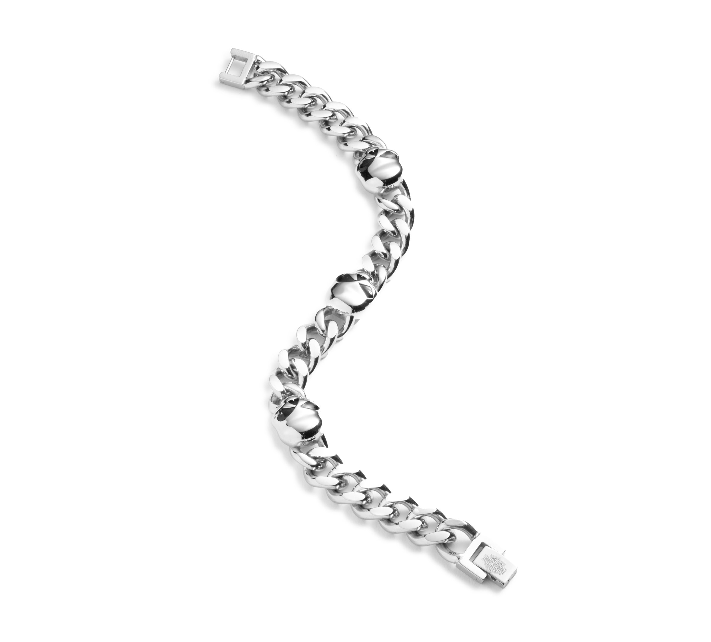 Men's Large Curb Chain Logo Bracelet | Harley-Davidson USA