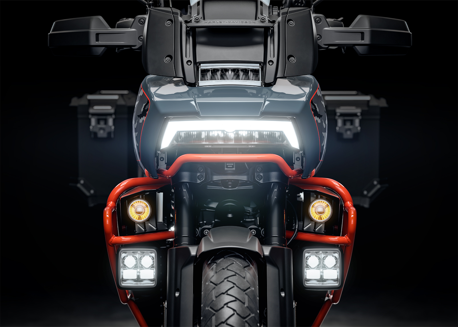 2025 CVO Pan America motorcycle daymaker headlamp