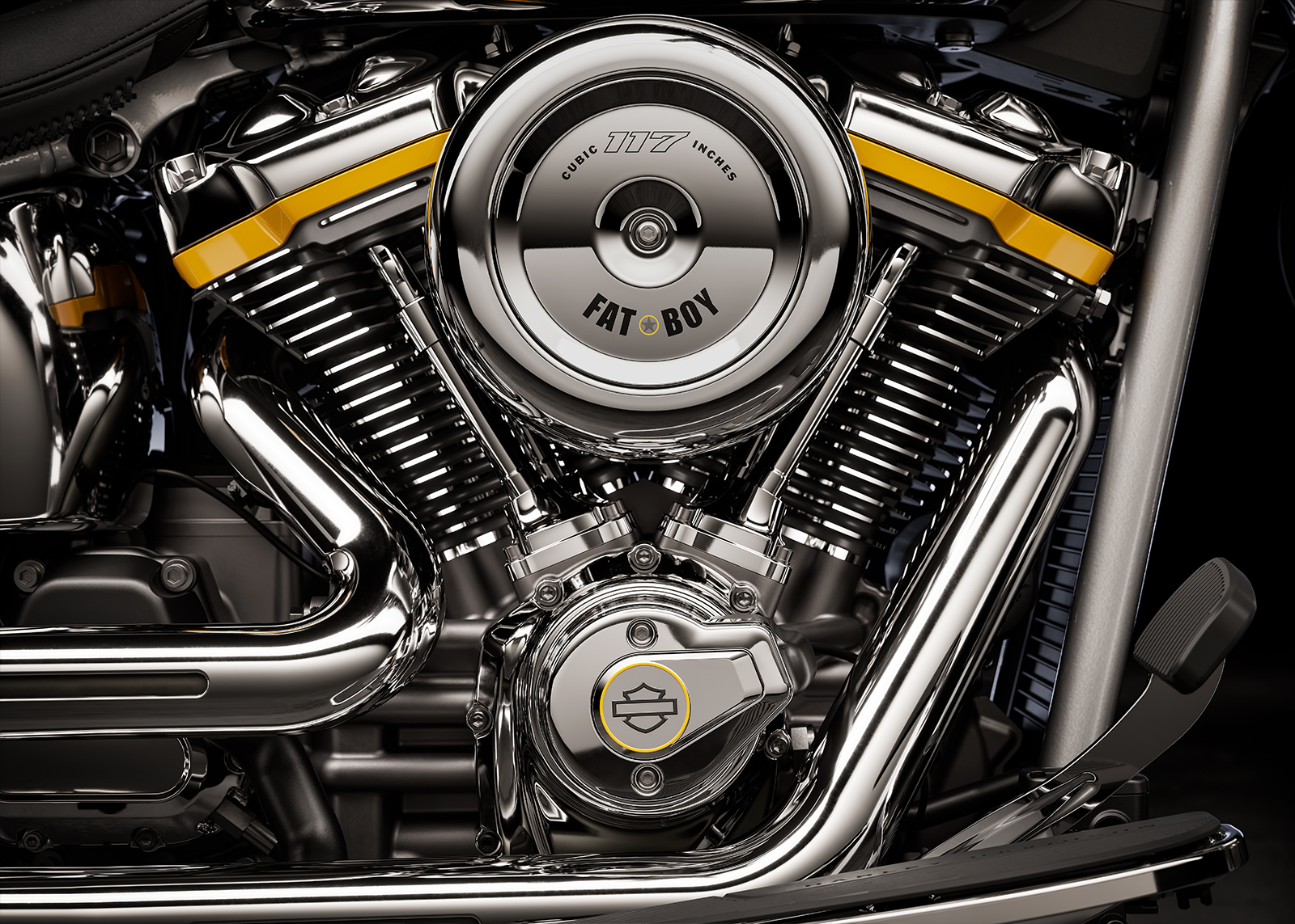 2025 Fat Boy Gray Ghost New Milwaukee-Eight® 117 Custom V-twin Engine