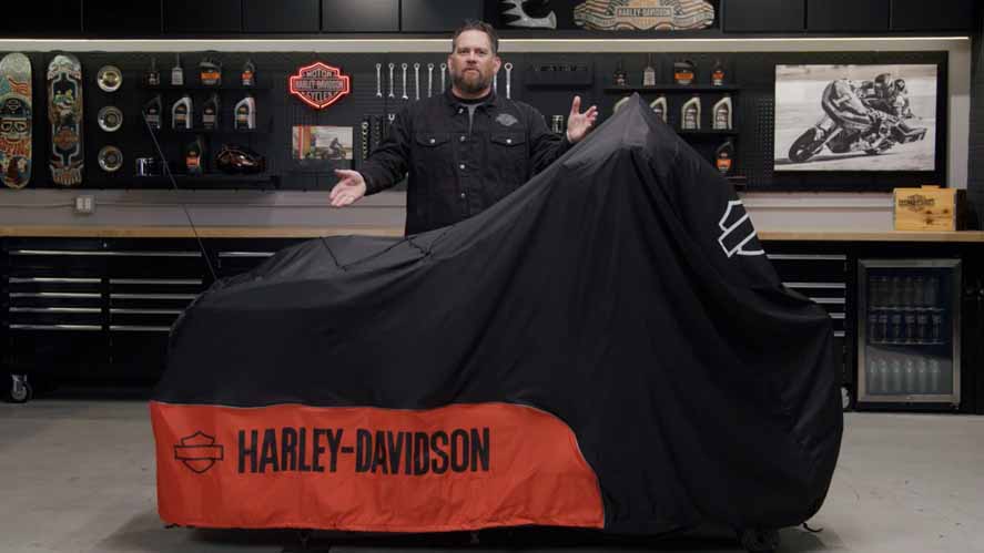 Indoor motorcycle cover