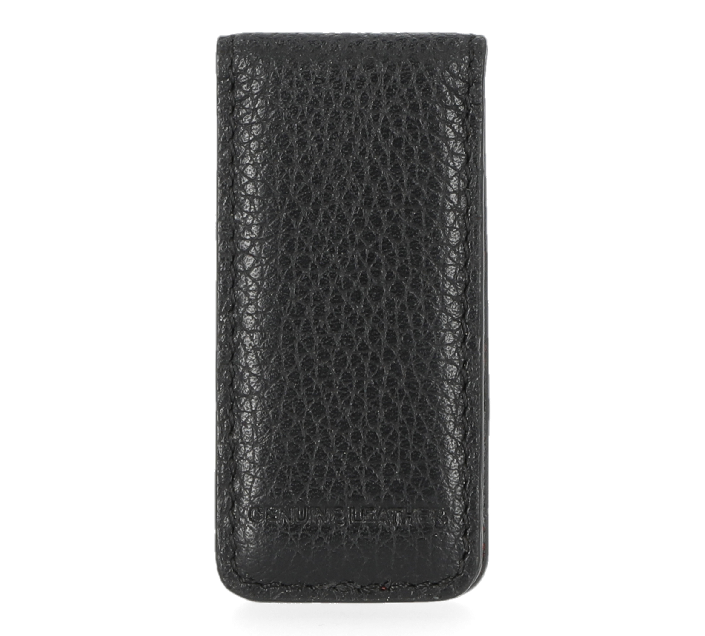 Skull Leather Money Clip
