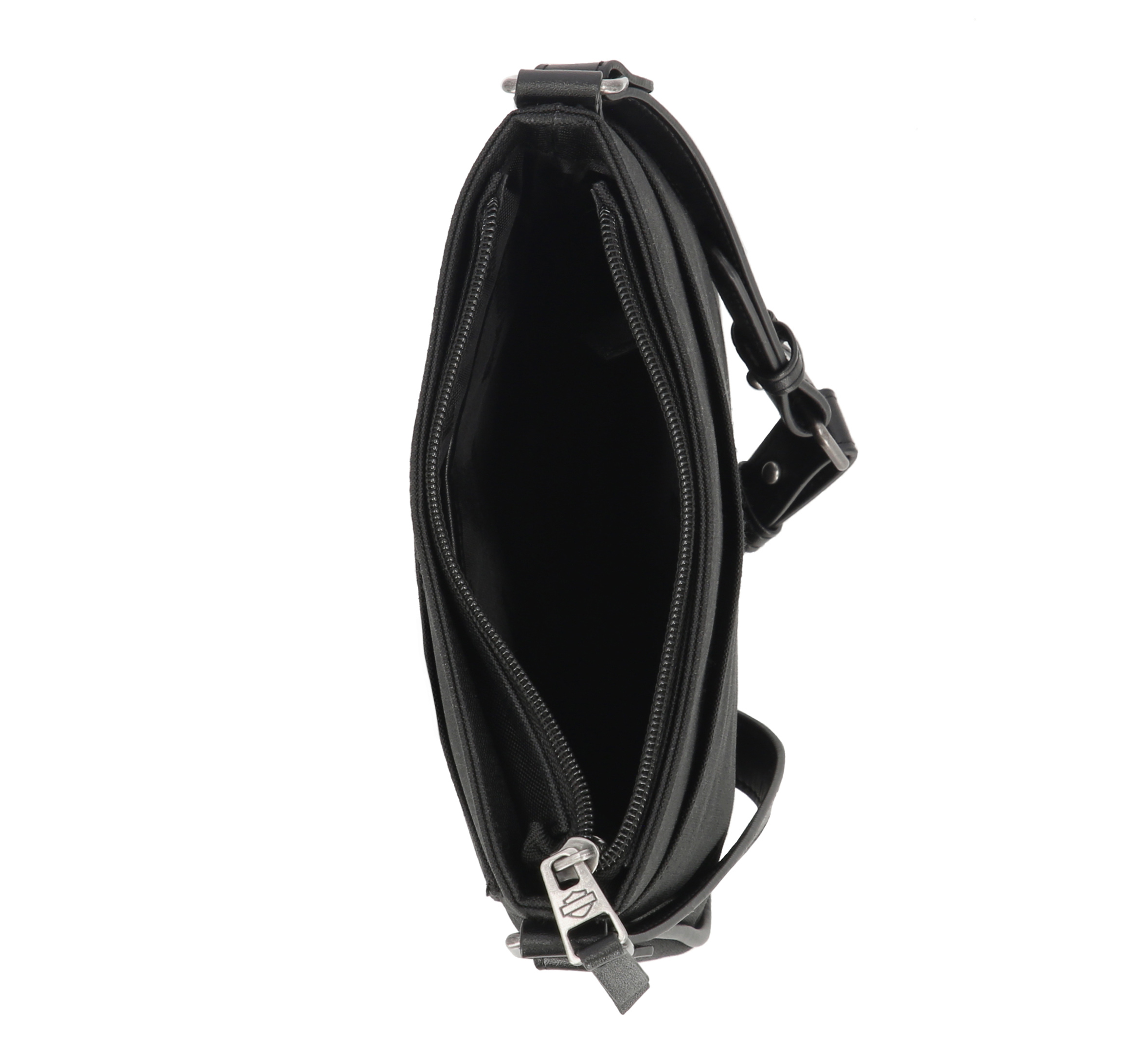 Bar & Shield Rhinestone Crossbody Bag