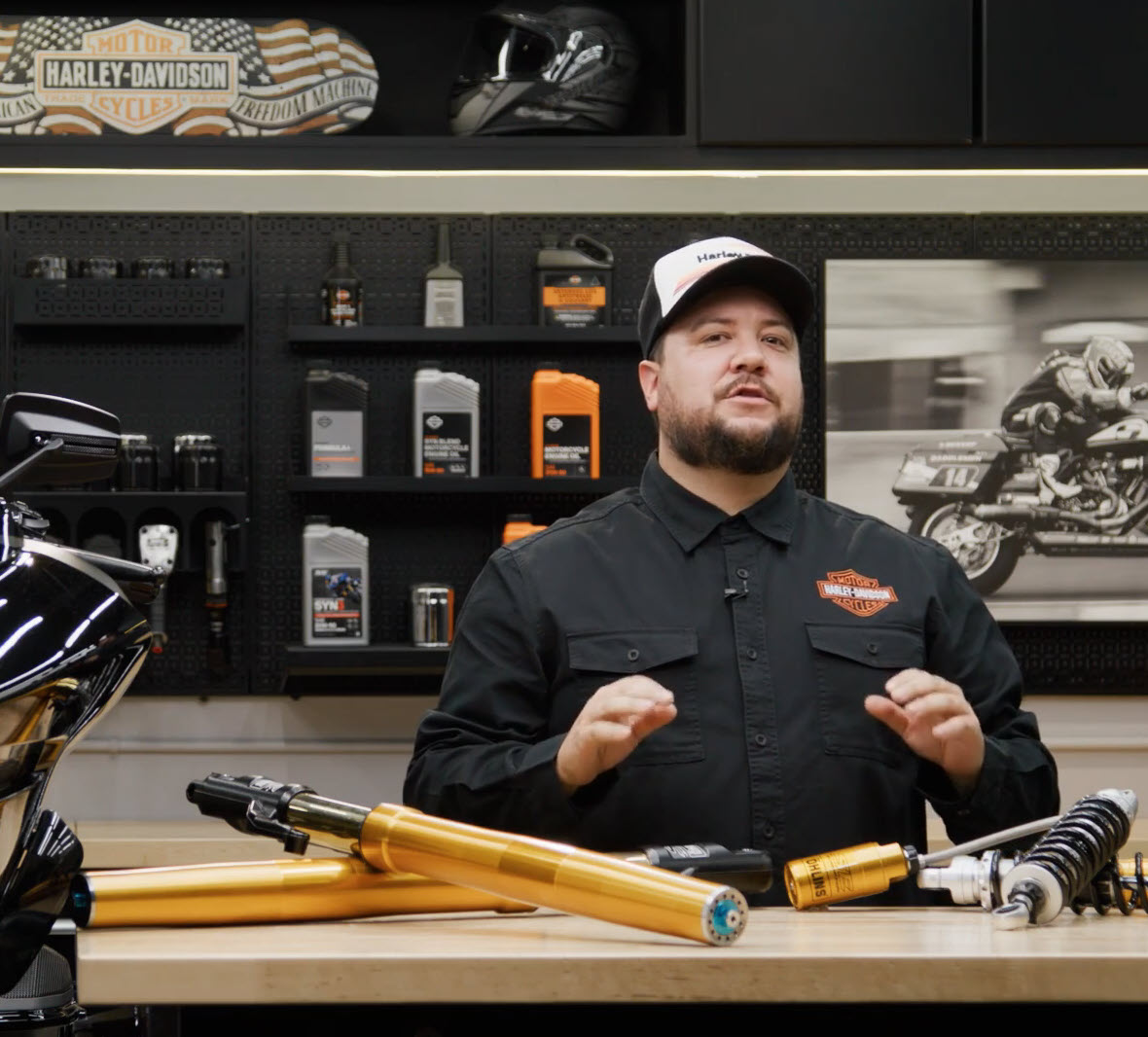 Screamin’ Eagle / Öhlins Inverted Fork Installation Kit – Street Glide