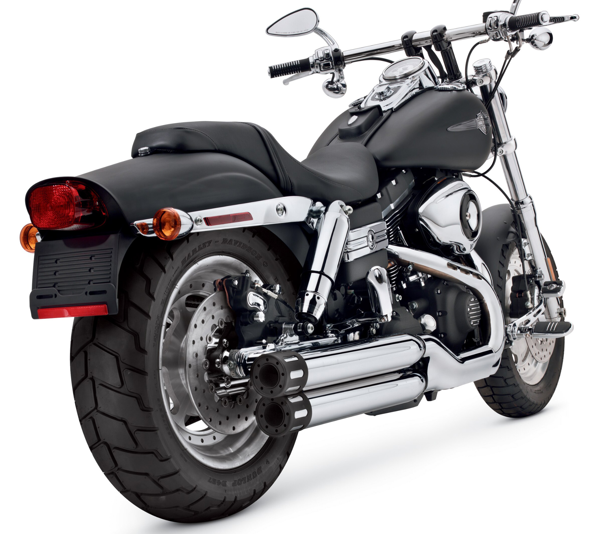 Screamin' Eagle Street Performance Slip-On Staggered Dual Mufflers