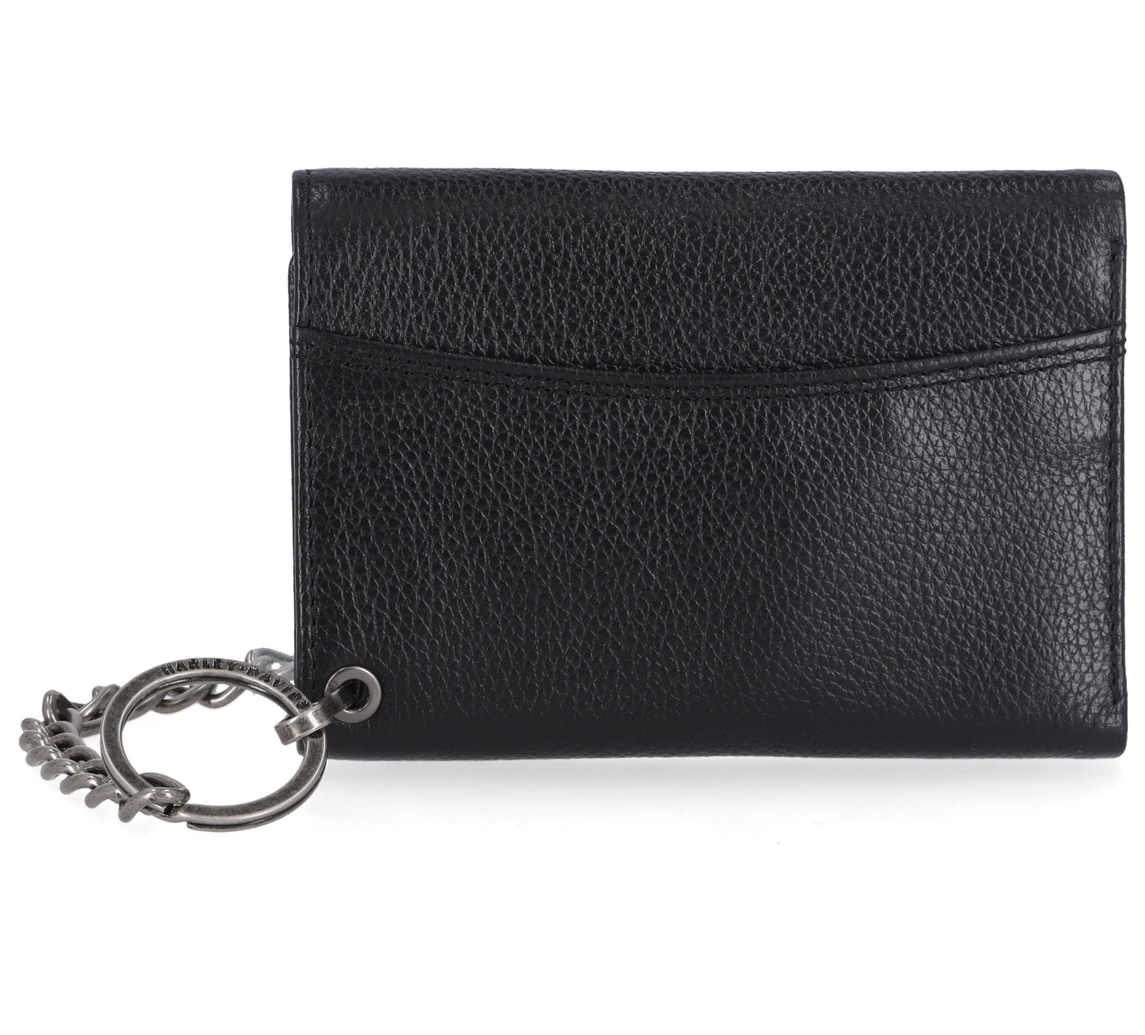 Bar & Shield Trifold Wallet With Chain