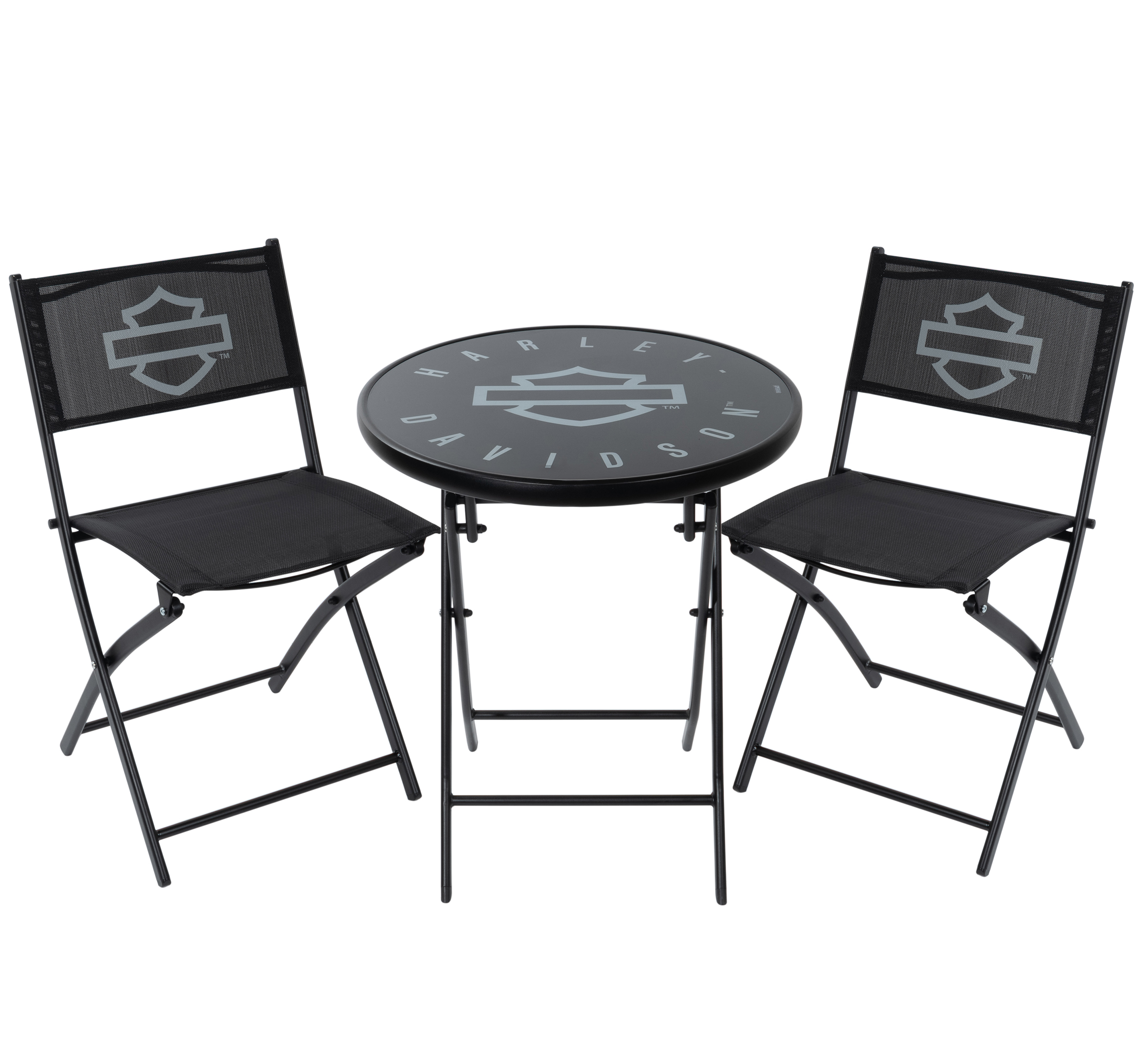 Open Bar & Shield Bistro Table & Chair Set