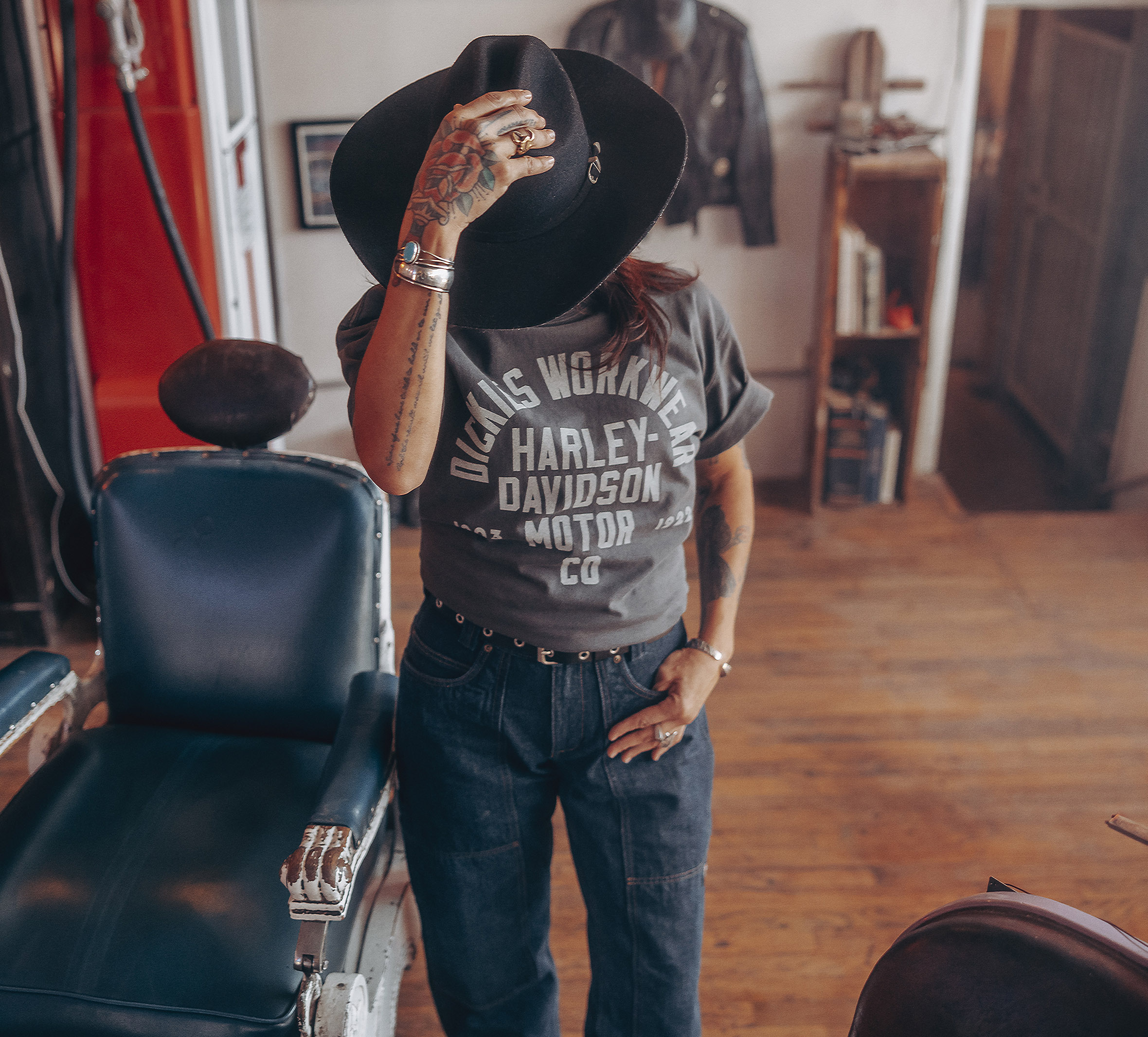 Dickies x H-D Vintage Wash Tee