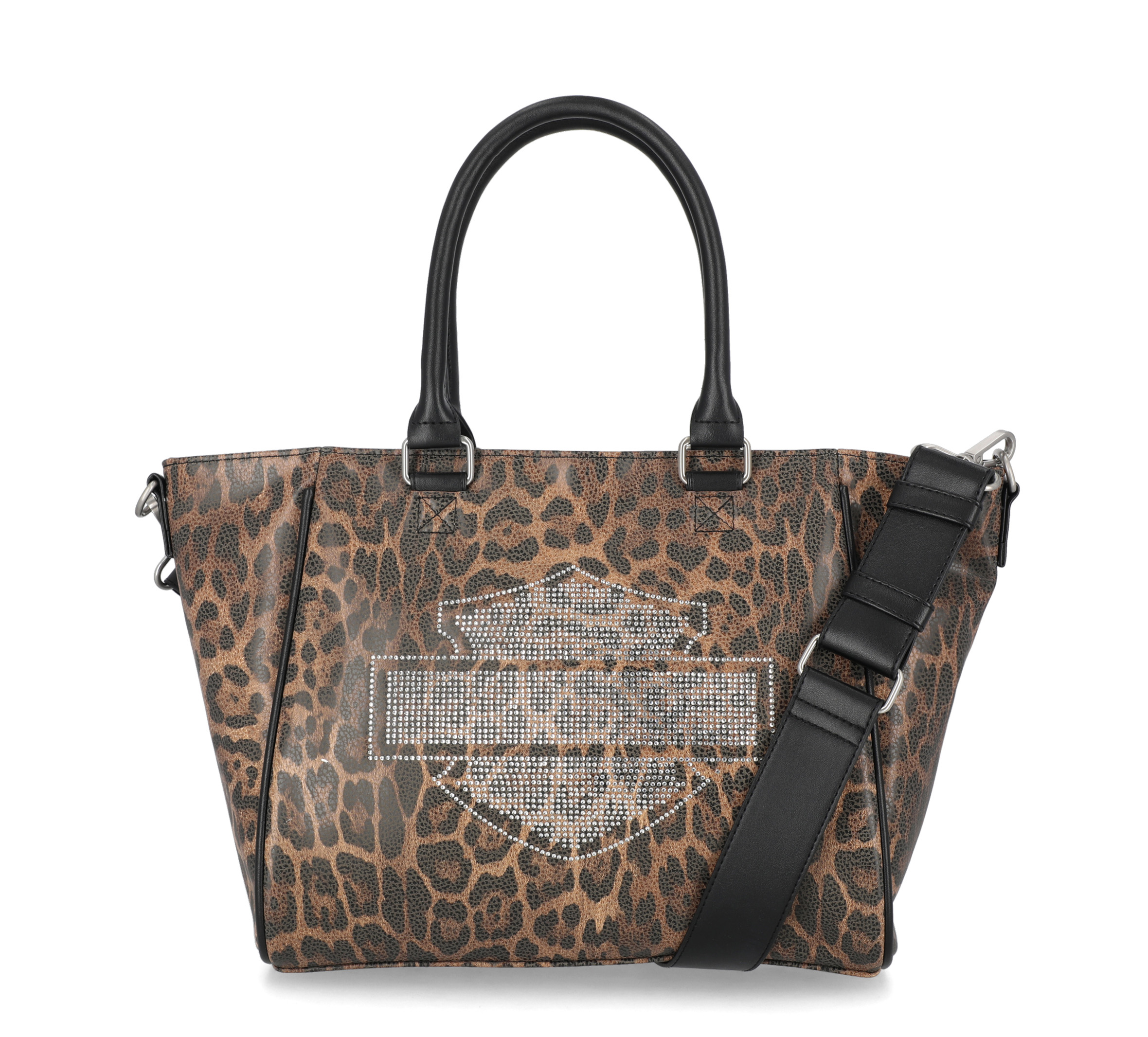Leopard Rhinestone Satchel Bag | Harley-Davidson USA