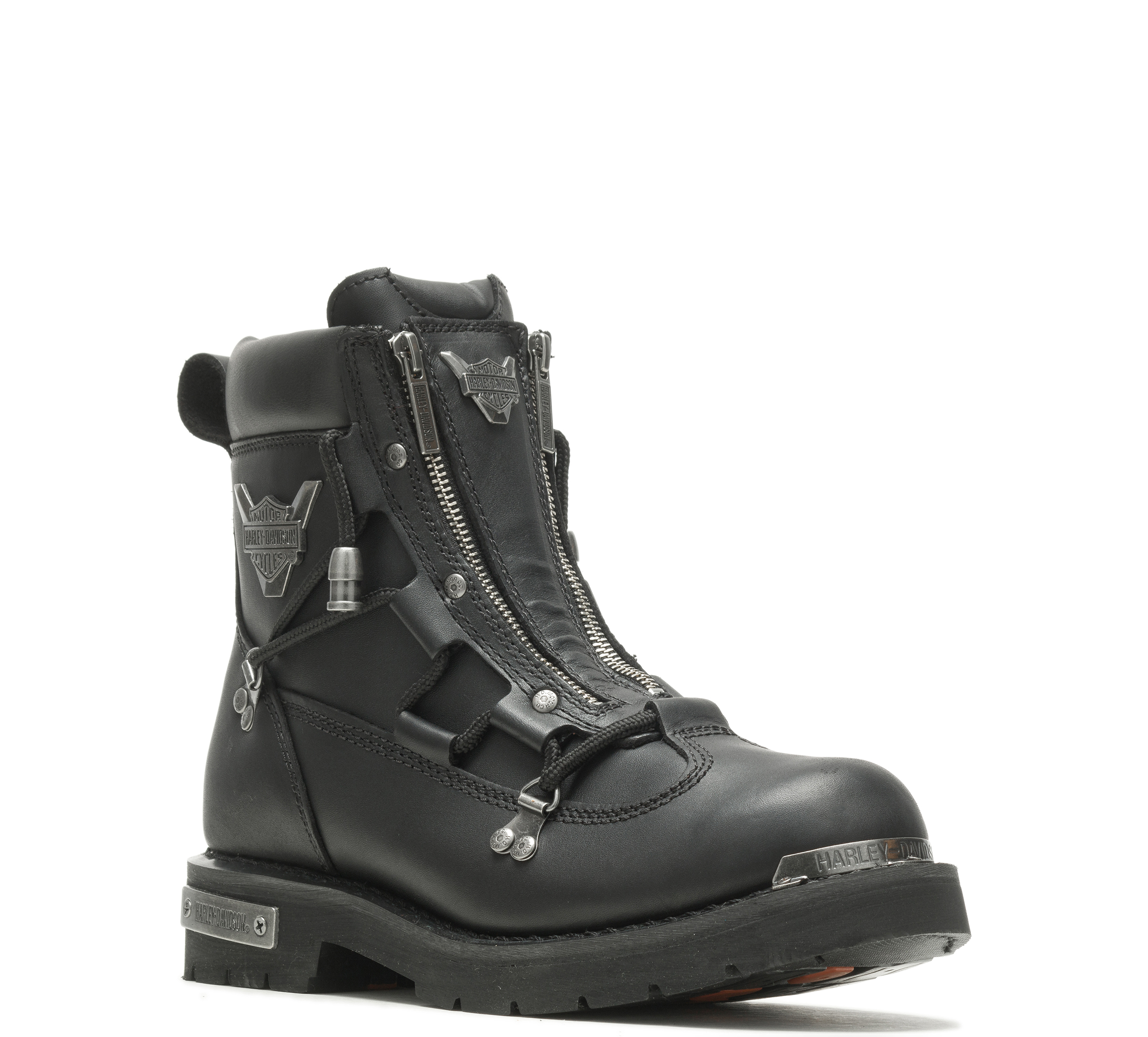 Men's Brake Light Leather Riding Boots