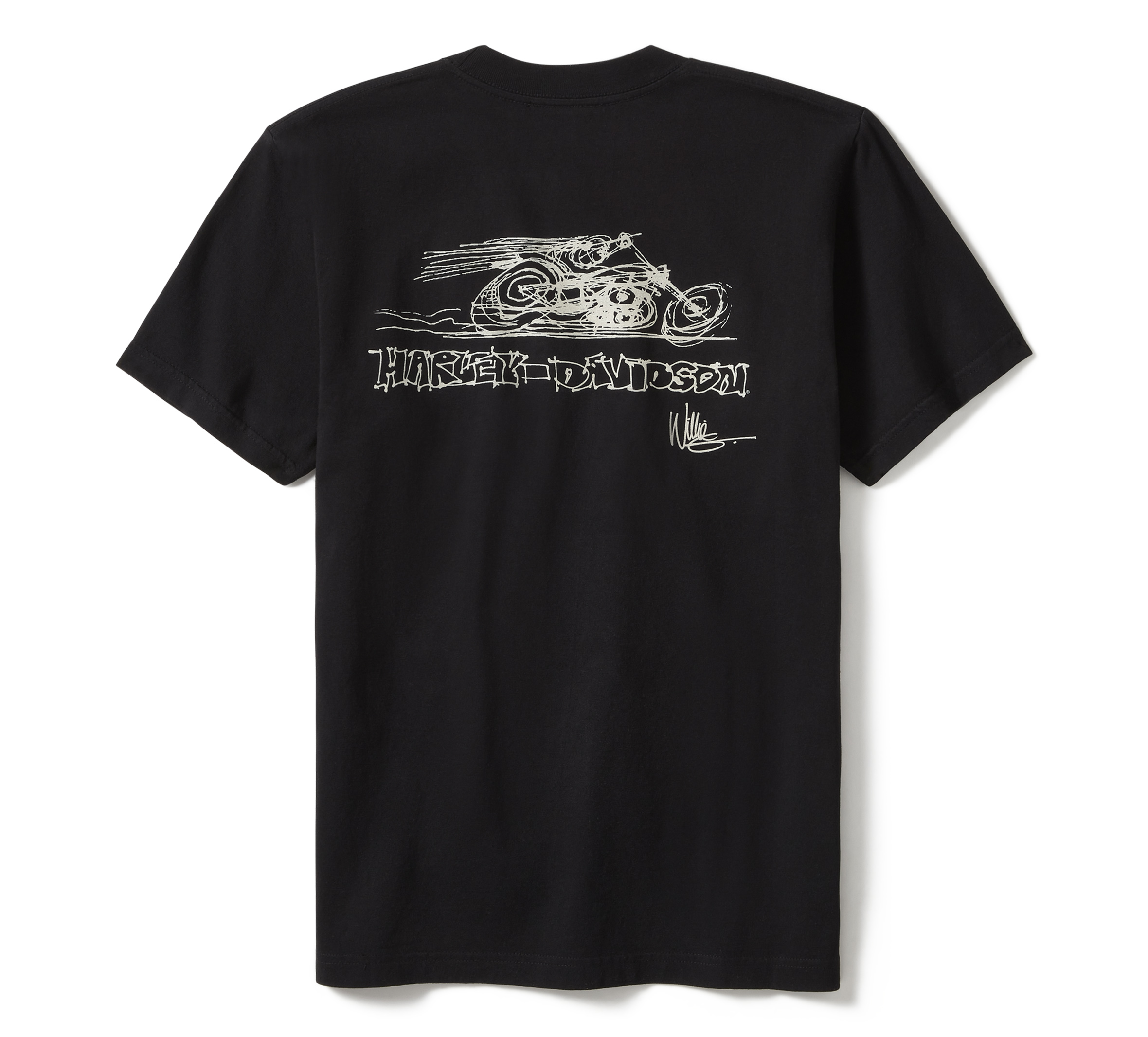 In the Wind Rider Sketch Art Short Sleeve Tee