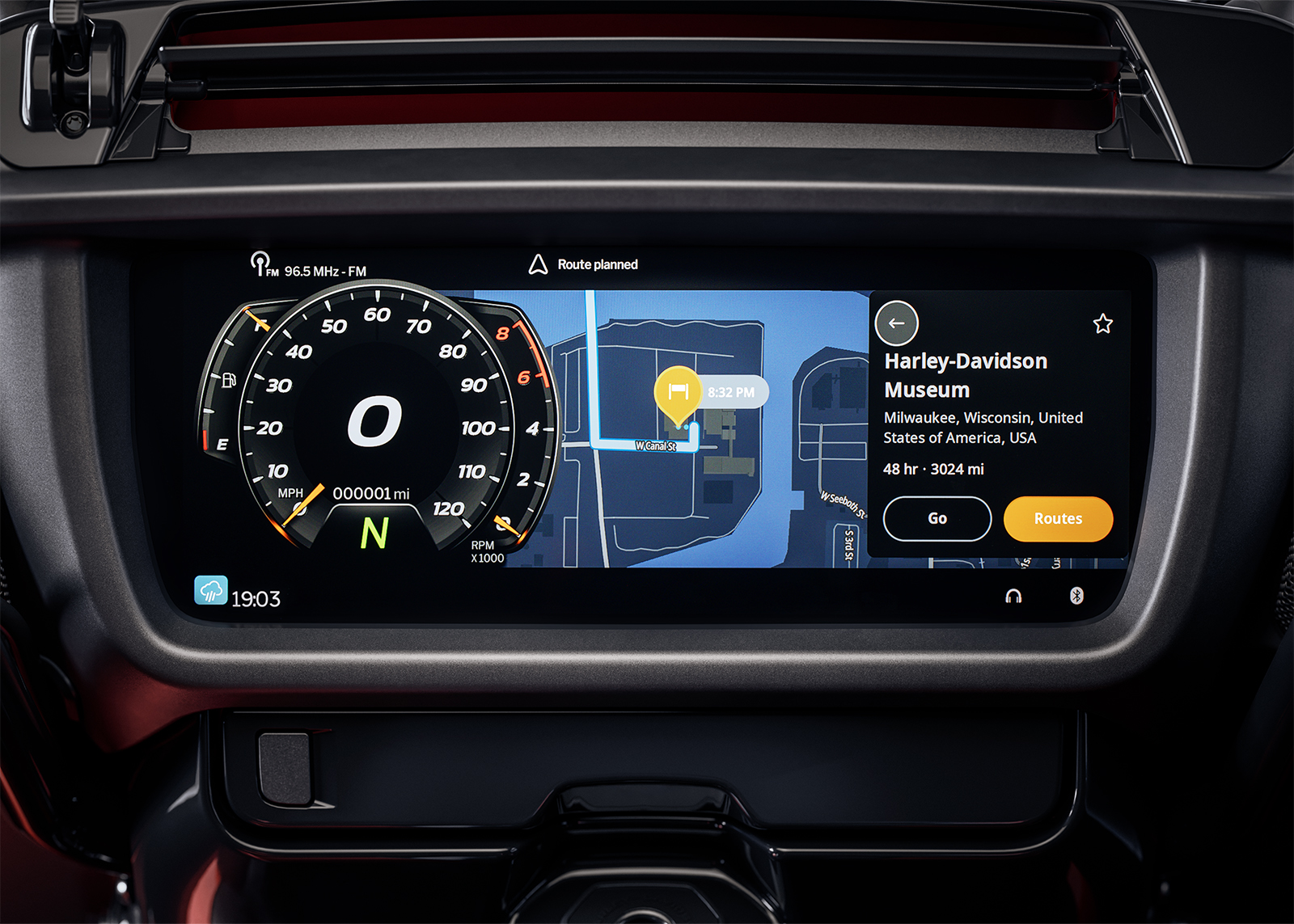 Das Navigationssystem der 2025er Street Glide Ultra