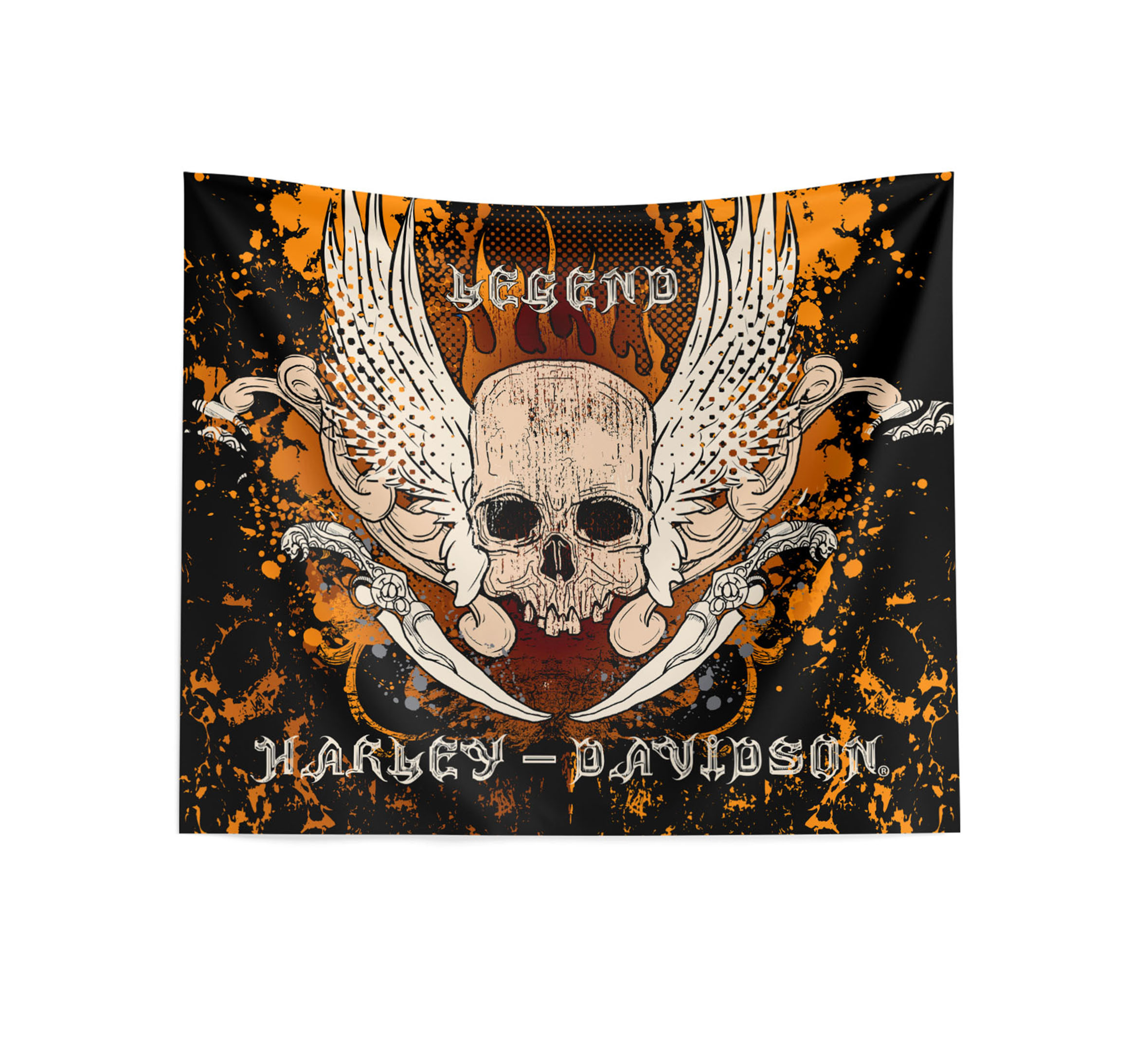 34x40 Skull & Snake Wall Hanging | Harley-Davidson USA