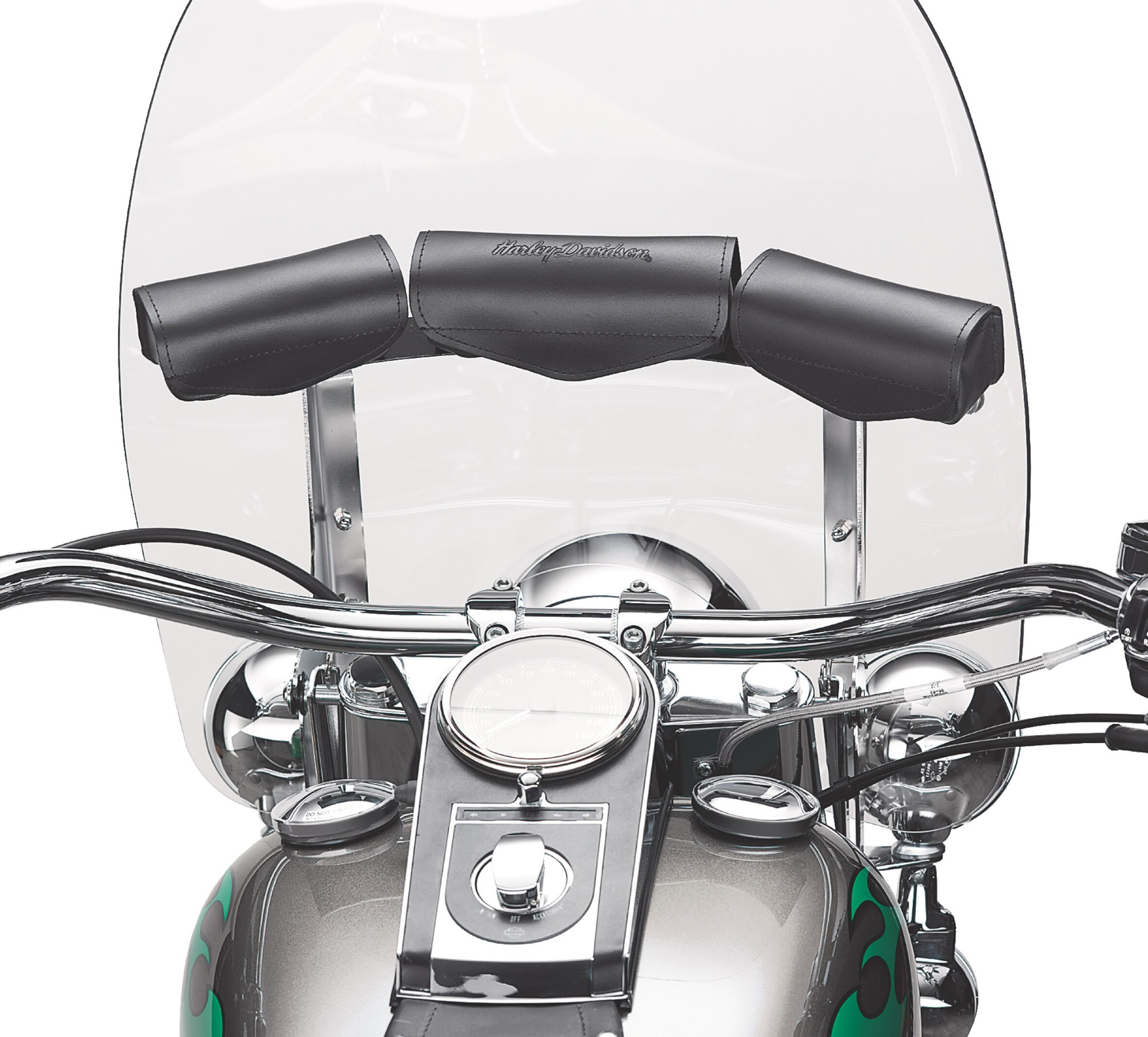 Windschild-Tasche mit drei Fächern