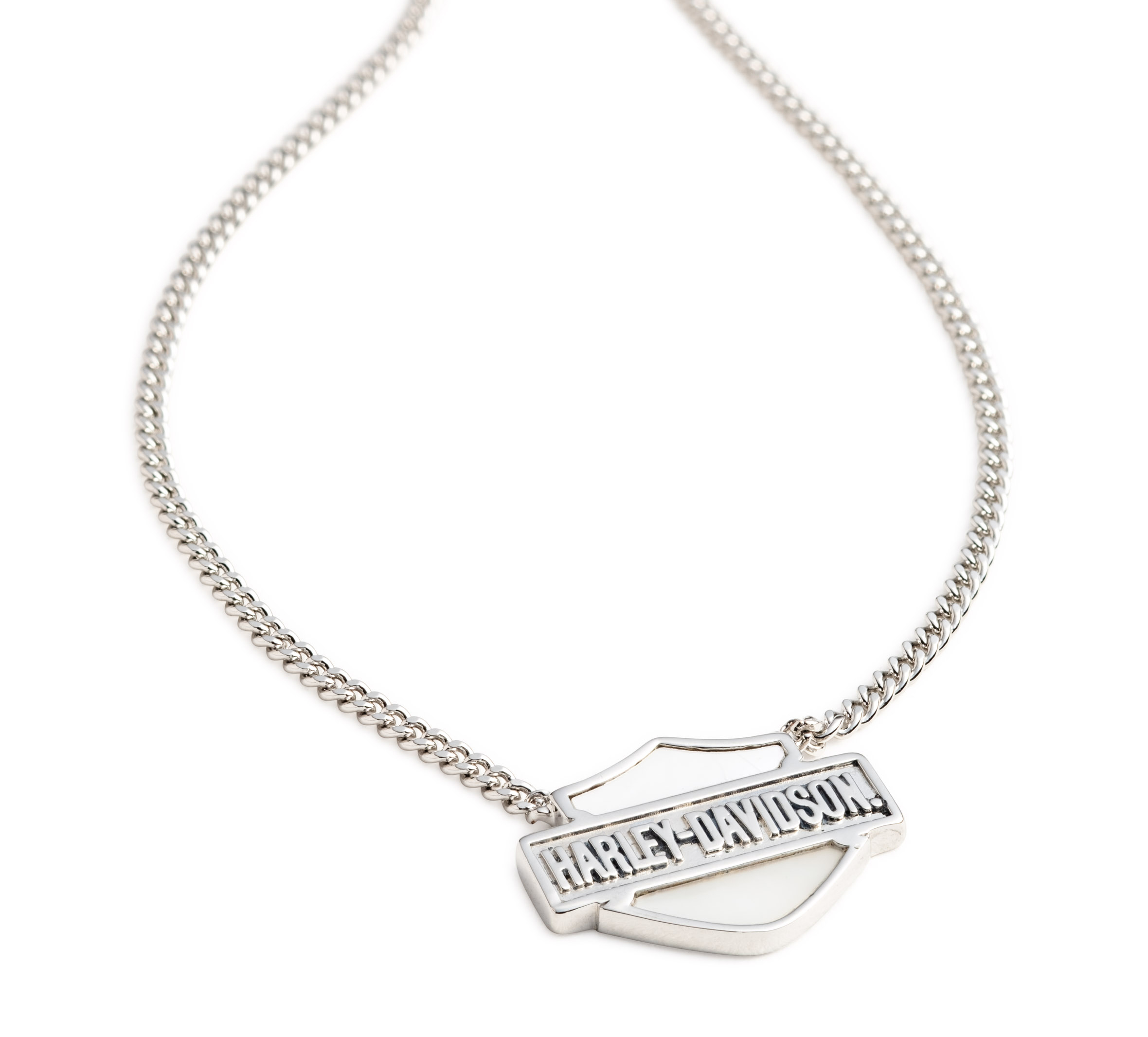Women's 16" Bar & Shield Logo Necklace