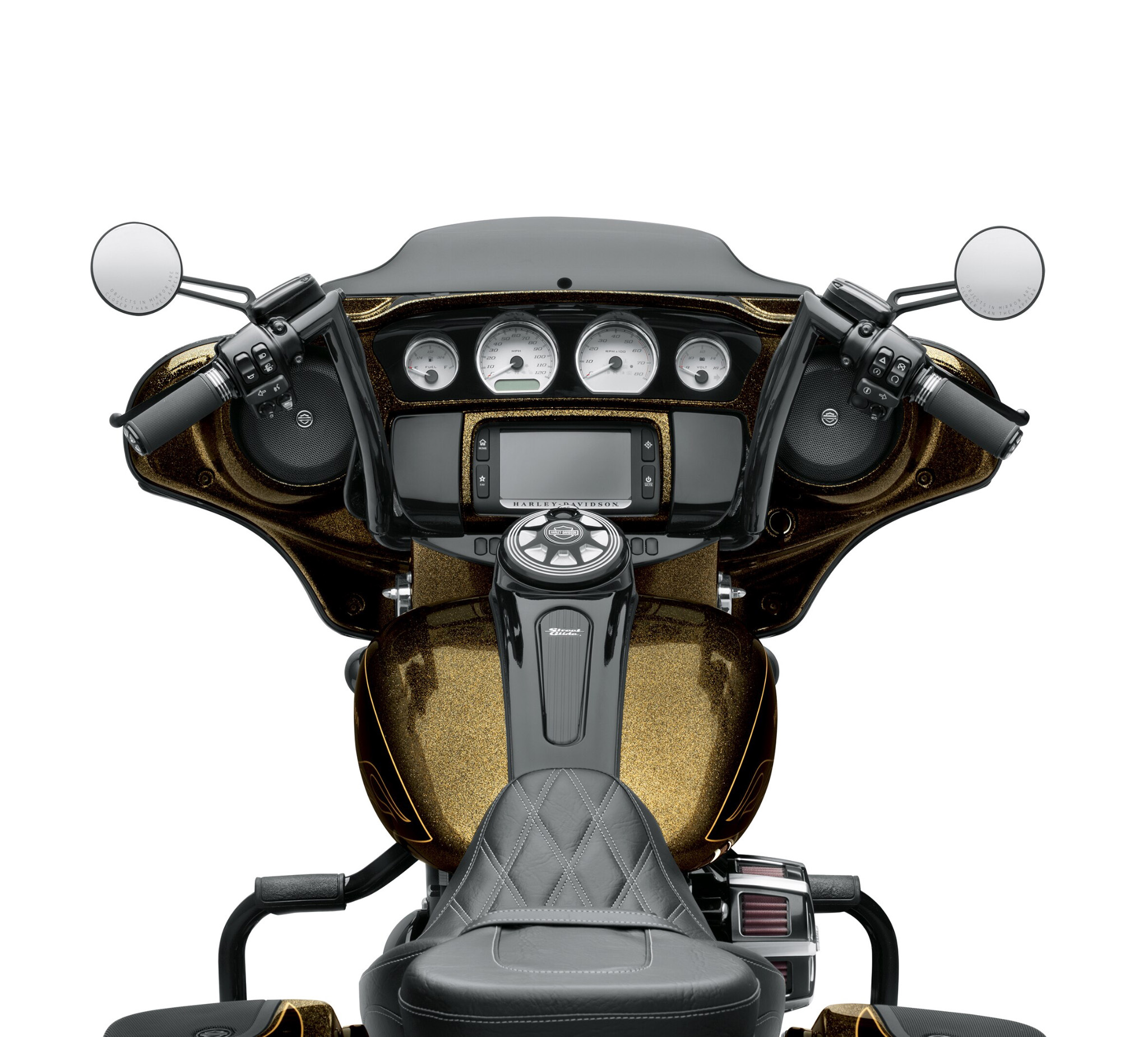 Batwing Chizeled Handlebar - Gloss Black