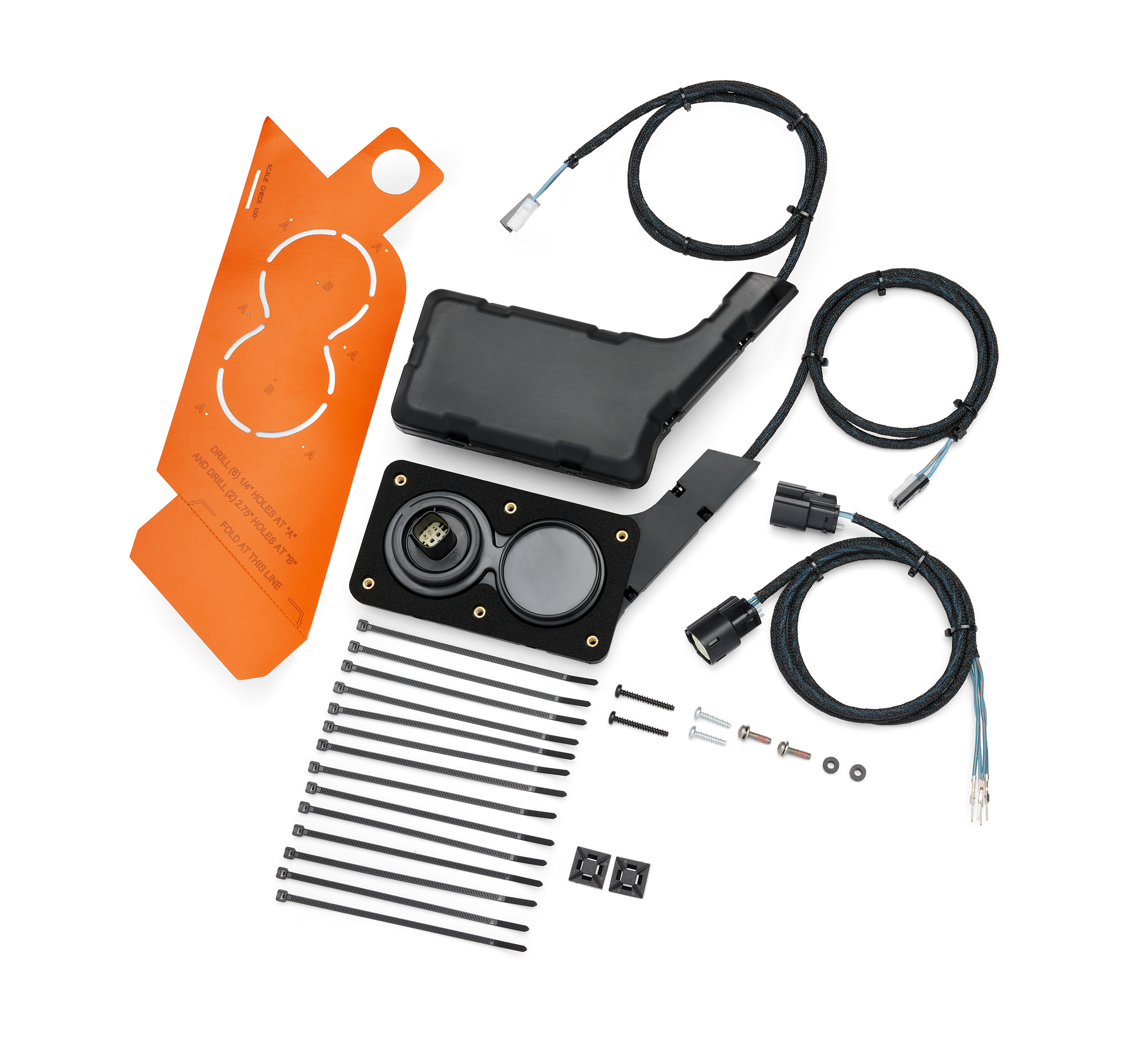 Harley-Davidson Audio powered by Rockford Fosgate - Saddlebag Speaker Installation Kit