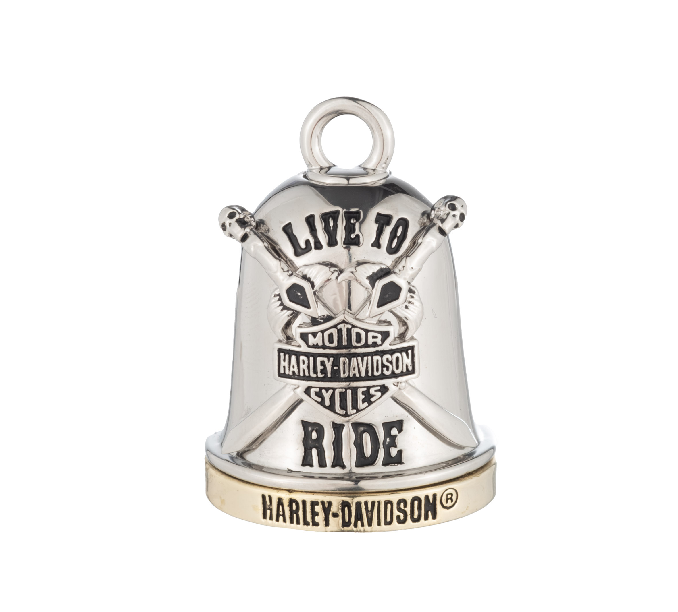 Harley-Davidson “Live To Ride” Sword Crest Ride Bell