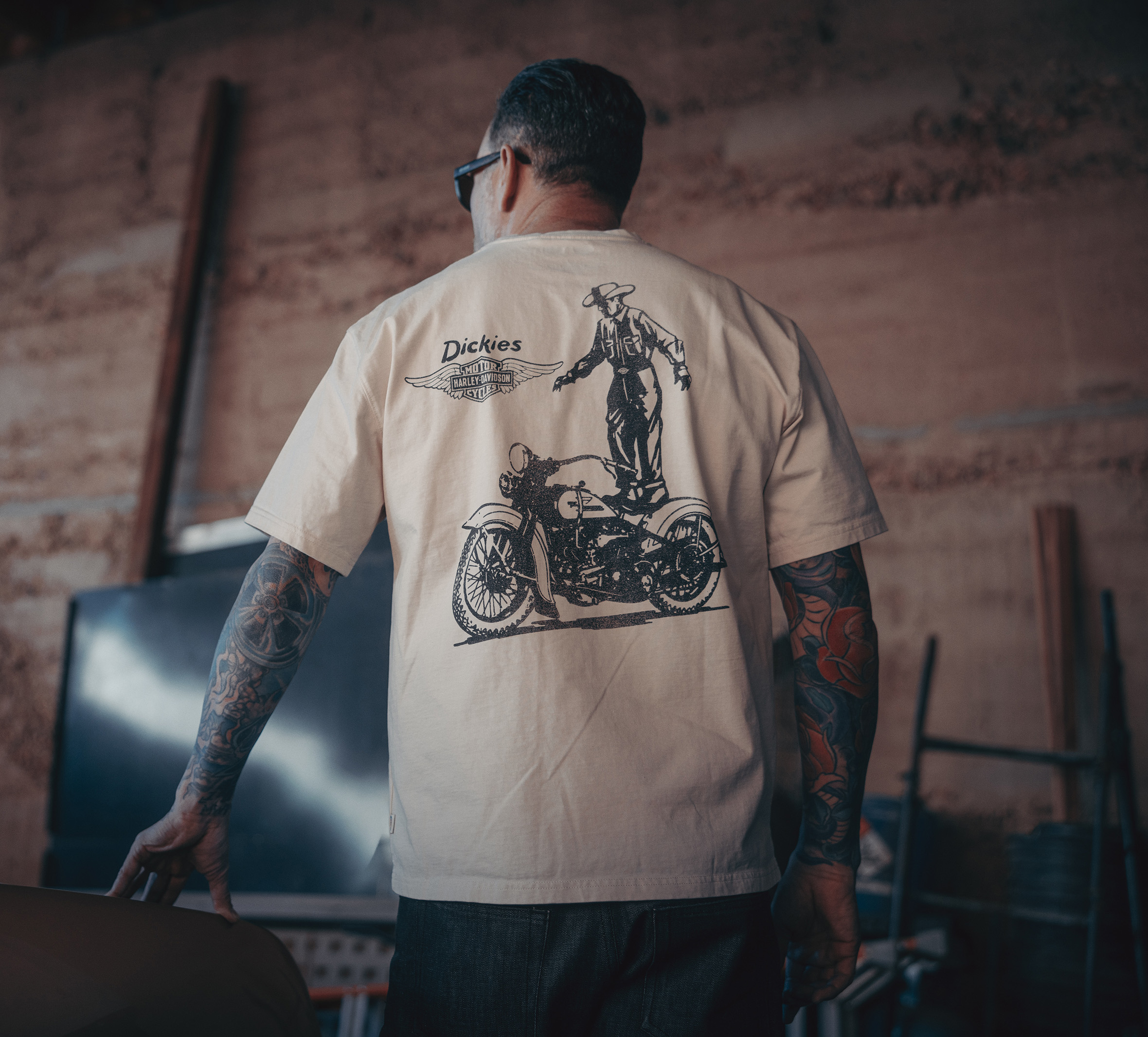 Dickies x H-D Vintage Wash Tee