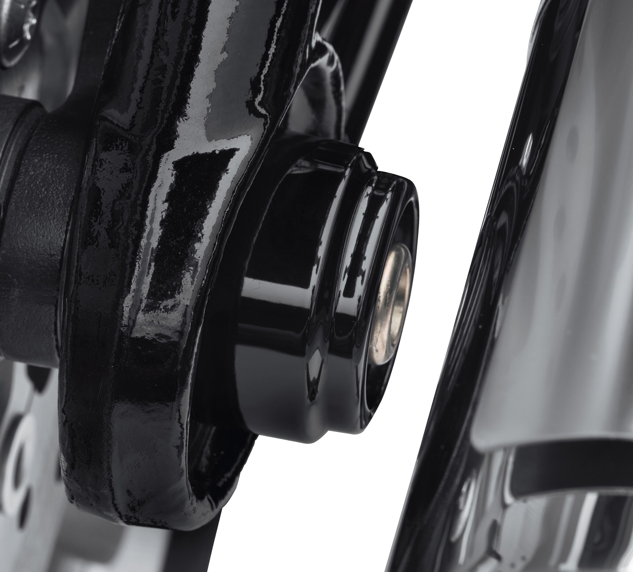 Rear Axle Nut Covers - Gloss Black