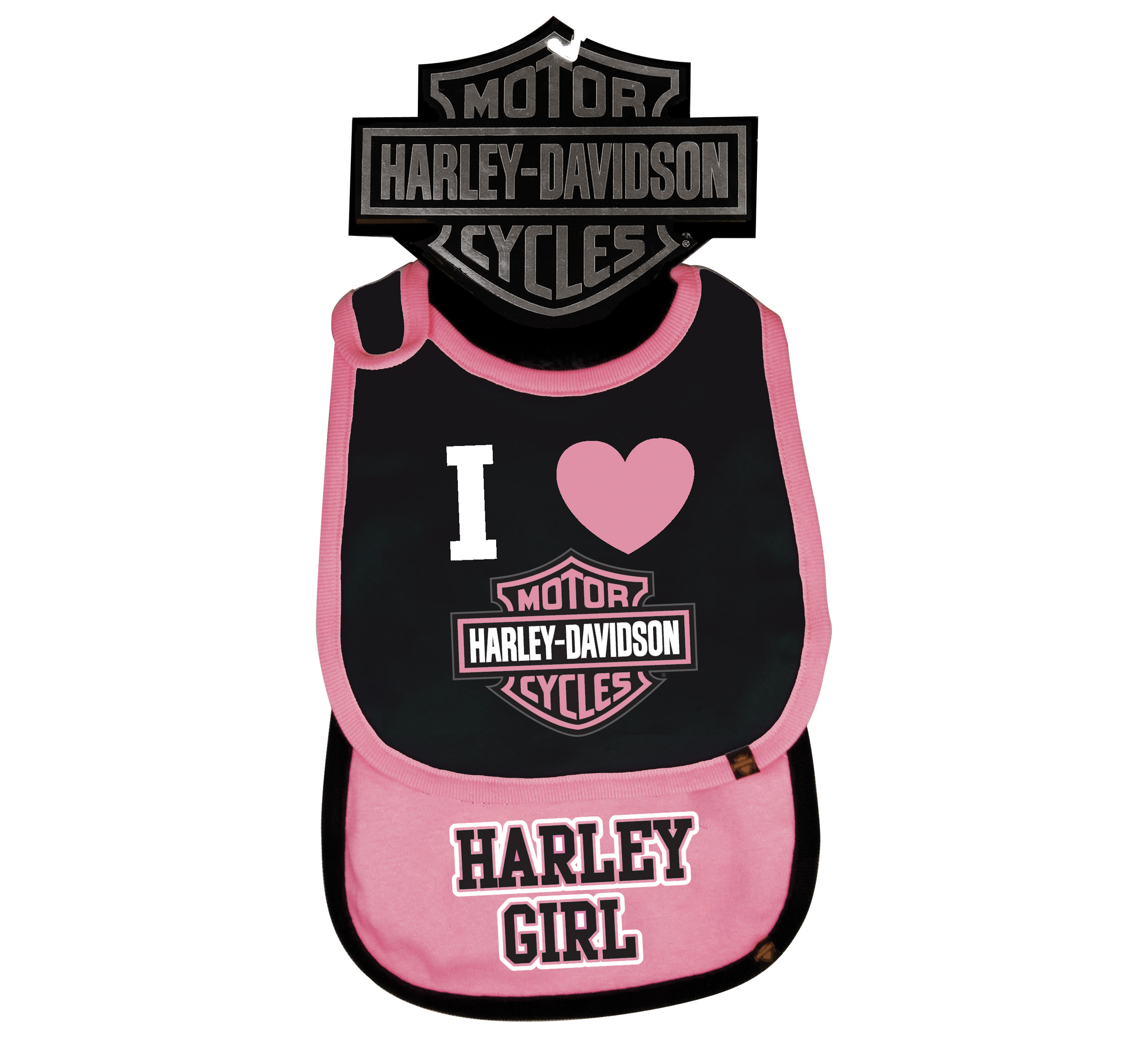 Infant Girl's Bibs 2-Pack