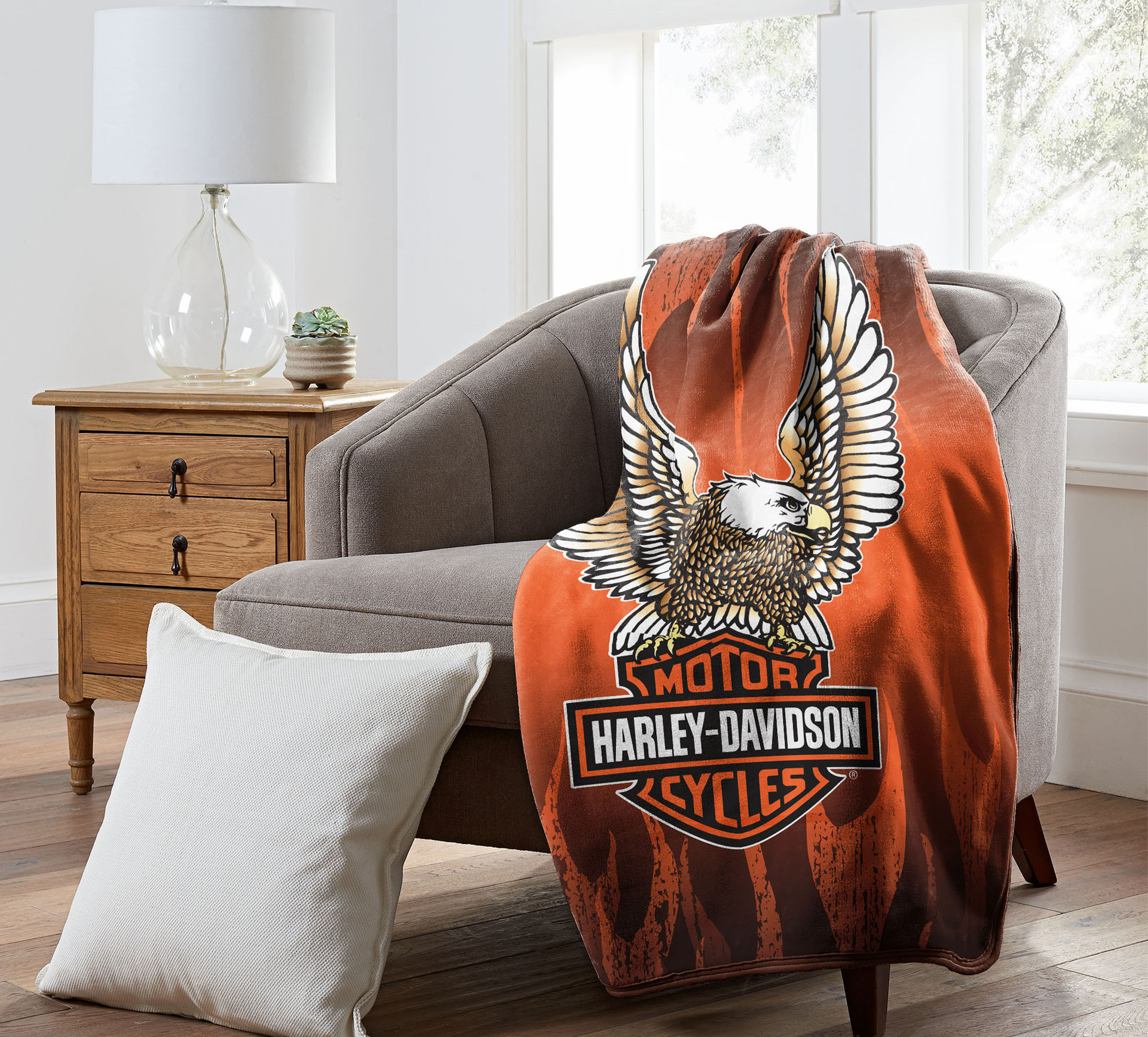Flying Flames Silk Touch Throw Blanket