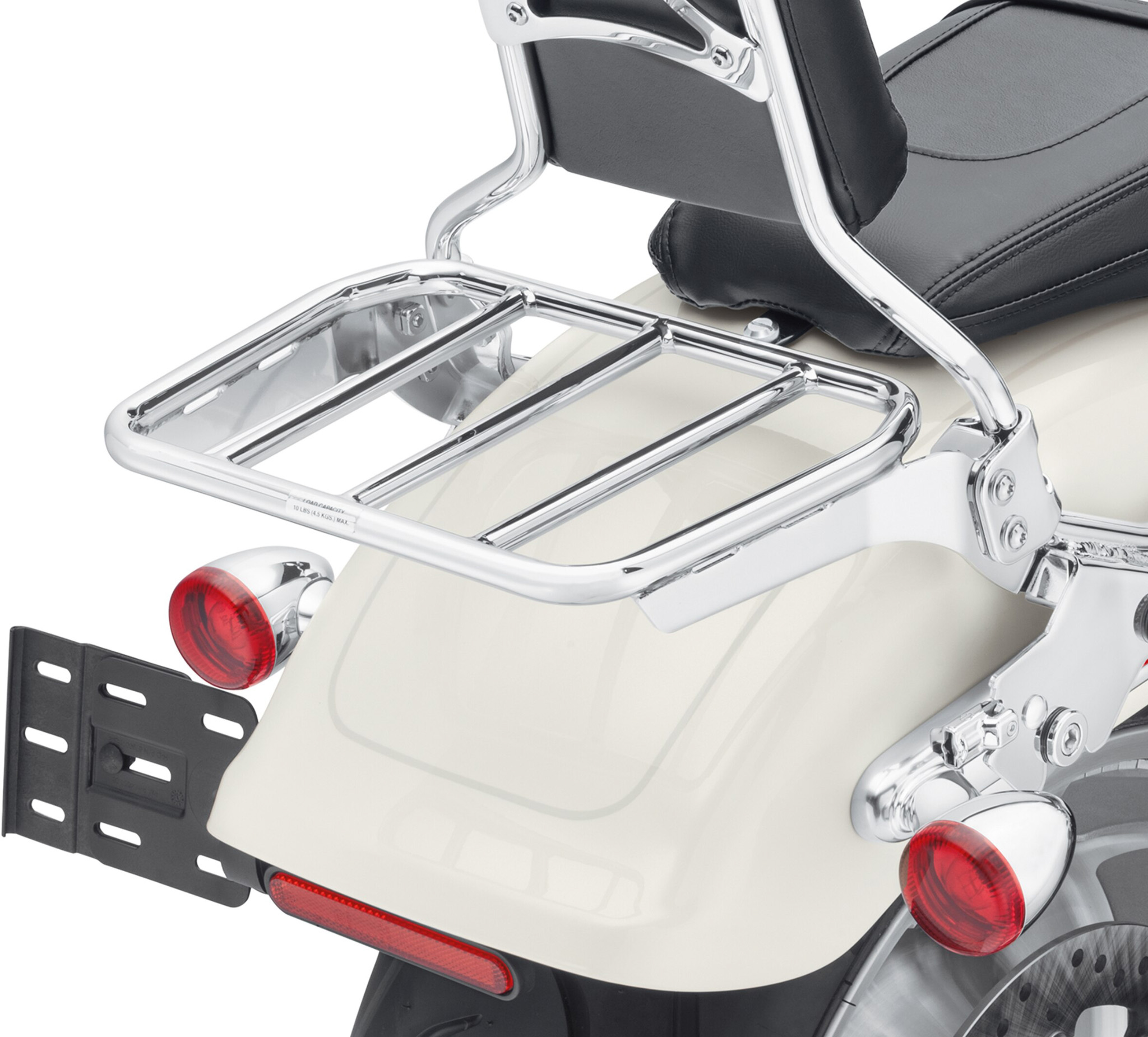 Sport Luggage Rack for HoldFast Sissy Bar Uprights - Chrome