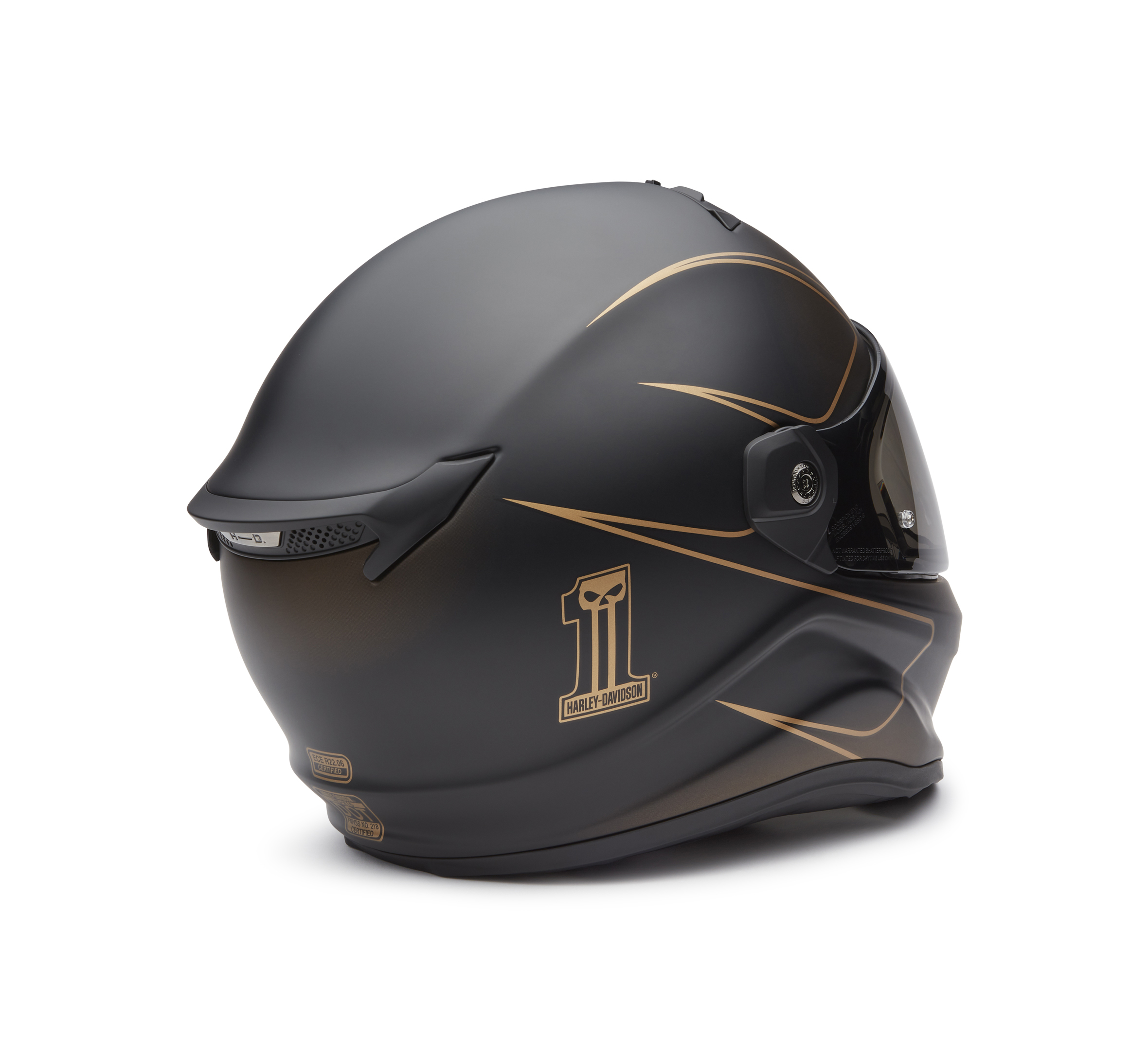 Willie G Dark Custom Division X15 Full Face Helmet | Harley